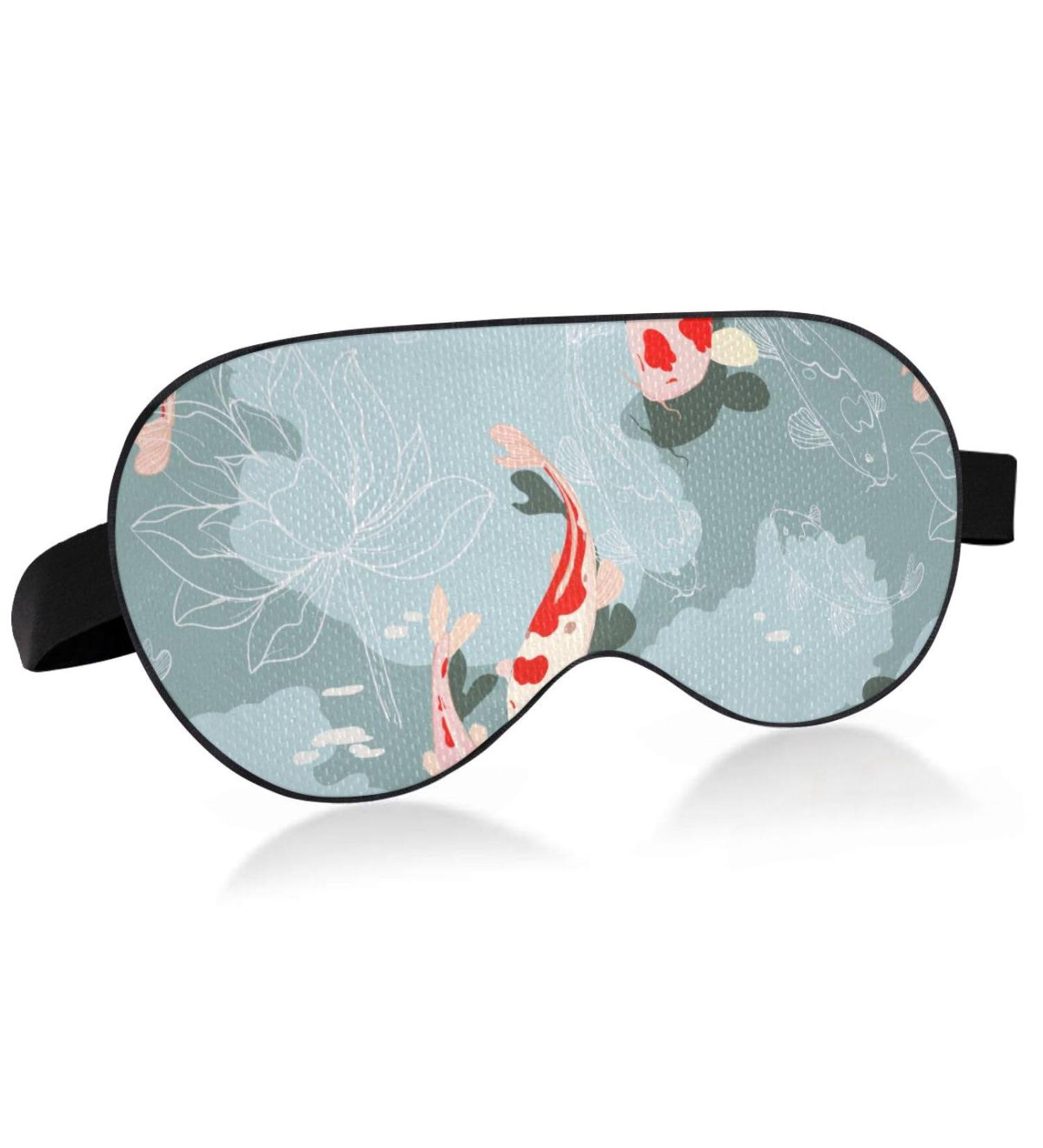 Adjustable Light Blocking Eye Mask for Deep Sleep - Ideal for Travel, Yoga, and Meditation - Buy Online on SooperMarket.com
