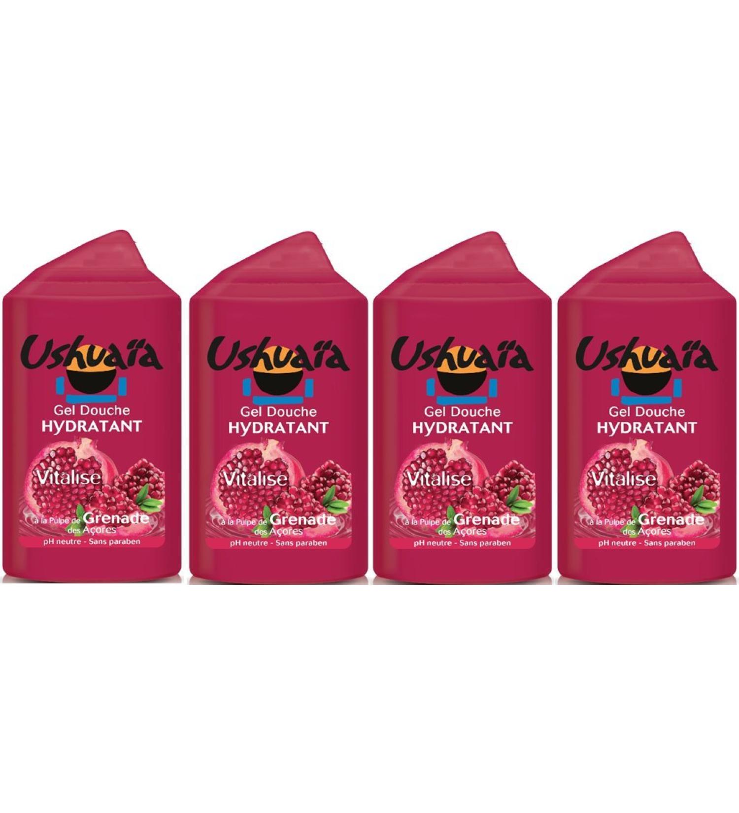 Ushua a Ushua a moisturizing shower gel in the pulp - Granada Azores - 250 ml - Set of 4