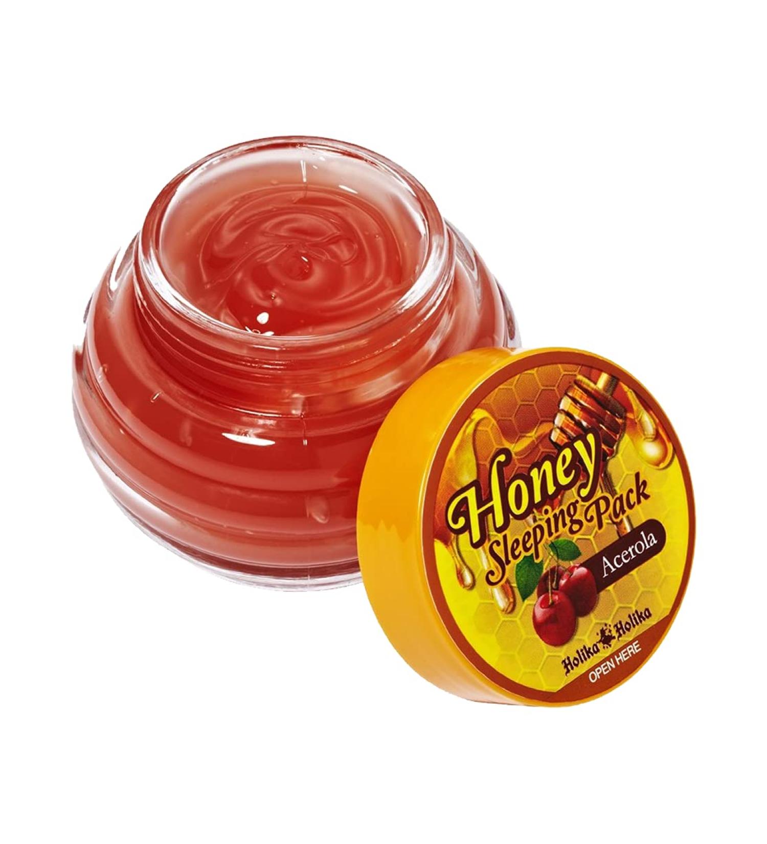 Buy Honey Sleeping Pack (Acerola) 90ml | Nourishing Honey Night Facial Mask - International Shipping Available - Buy Online on SooperMarket.com