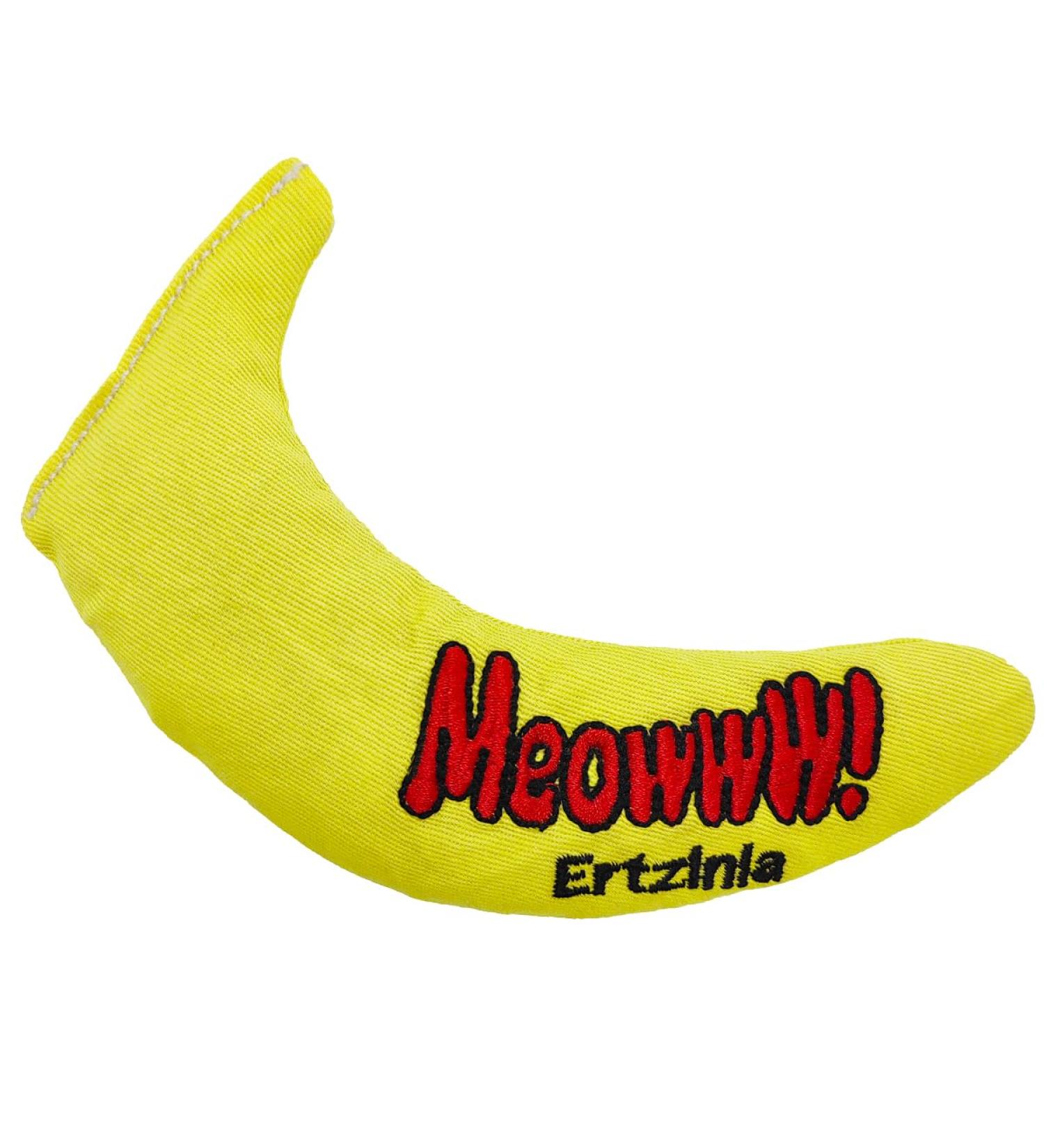 Ertzinla Catnip Toys Banana for Cats UK Banana 100% Natural Cat nip Filled - Buy Online on SooperMarket.com