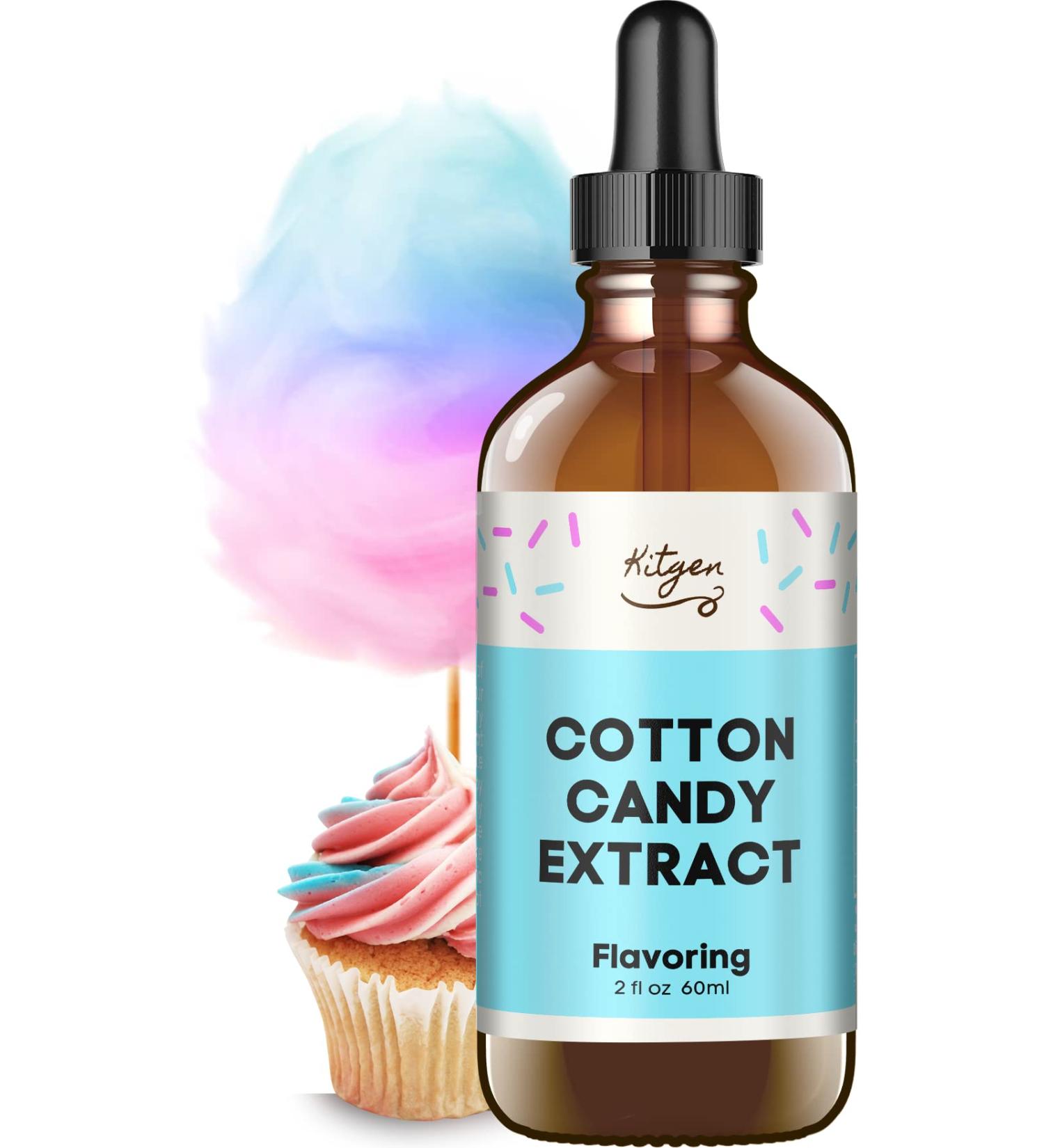 Cotton Candy Flavoring Extract for Baking - Flavor - Cake  Cookies  Beverages  Candy  Ice Cream and More - 2 oz 60 ml - Buy Online on SooperMarket.com