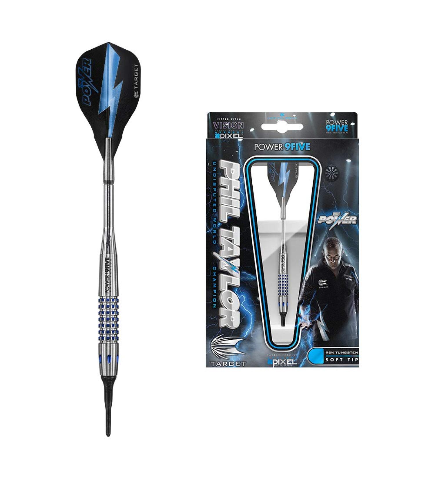 Target Darts Power 9Five Soft Tip Dart 18gm - Premium Quality Soft Tip Dart for Precision and Accuracy - Buy Online on SooperMarket.com