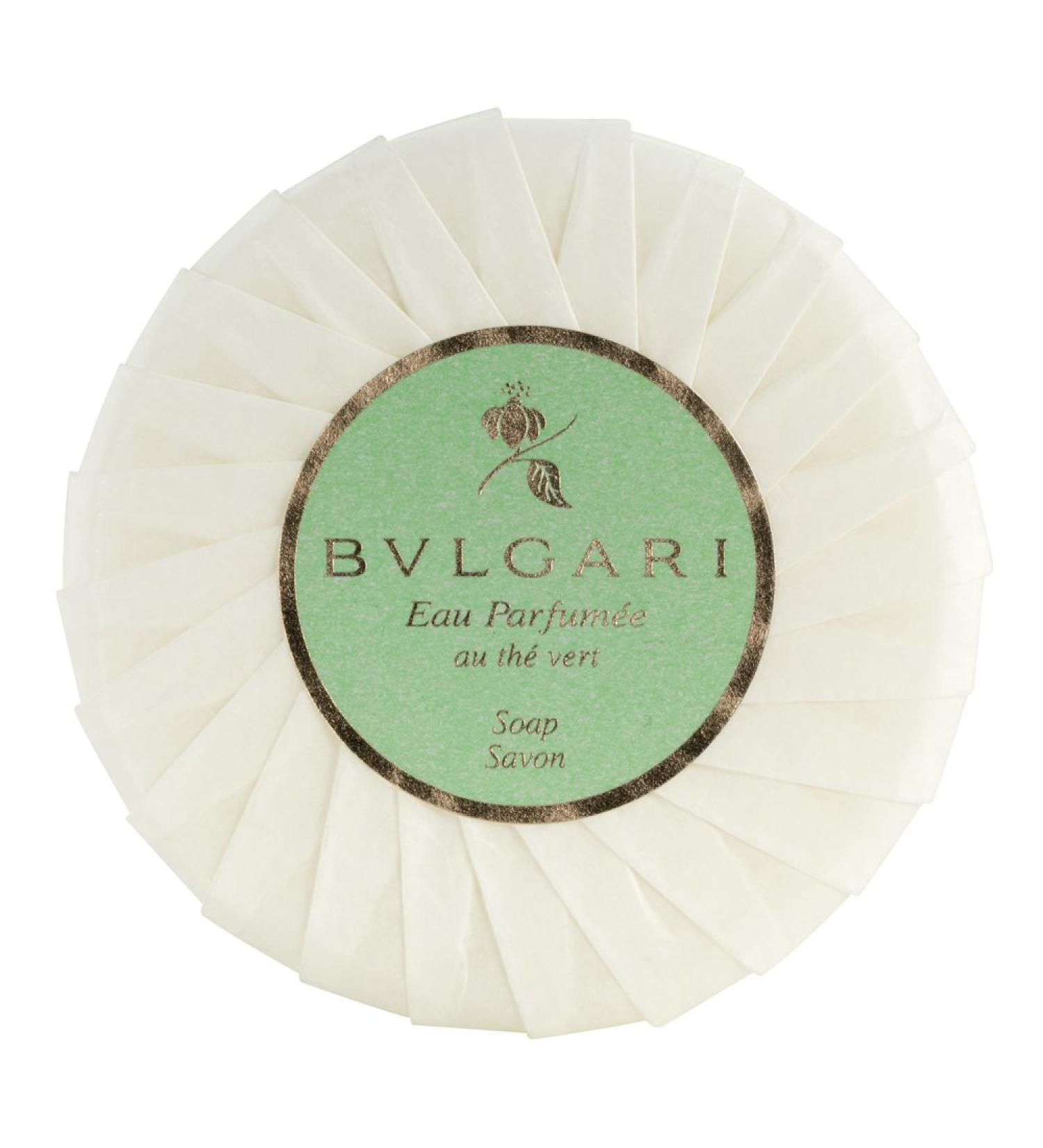 Bvlgari/Bulgari Au the Vert (Green Tea) Pleated Soap - 50 Grams Green Tea/au the vert 1.76 Ounce (Pack of 1)