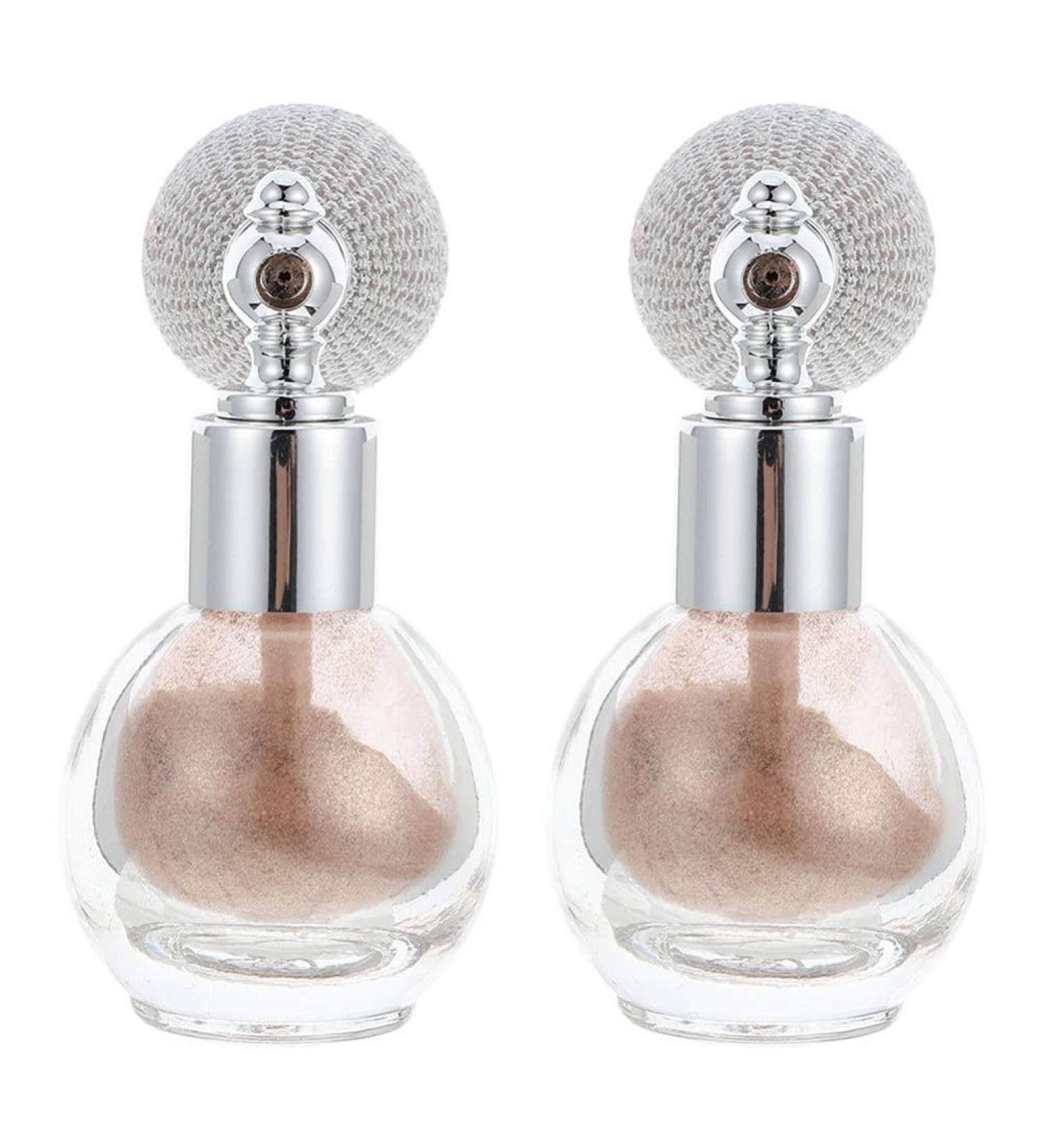 KALLORY 2pcs Glitter Spray Mist Bottles for Hair Body & Face Perfect Makeup Accessories for Highlighter & Fragrance | International Shipping Available - Buy Online on SooperMarket.com