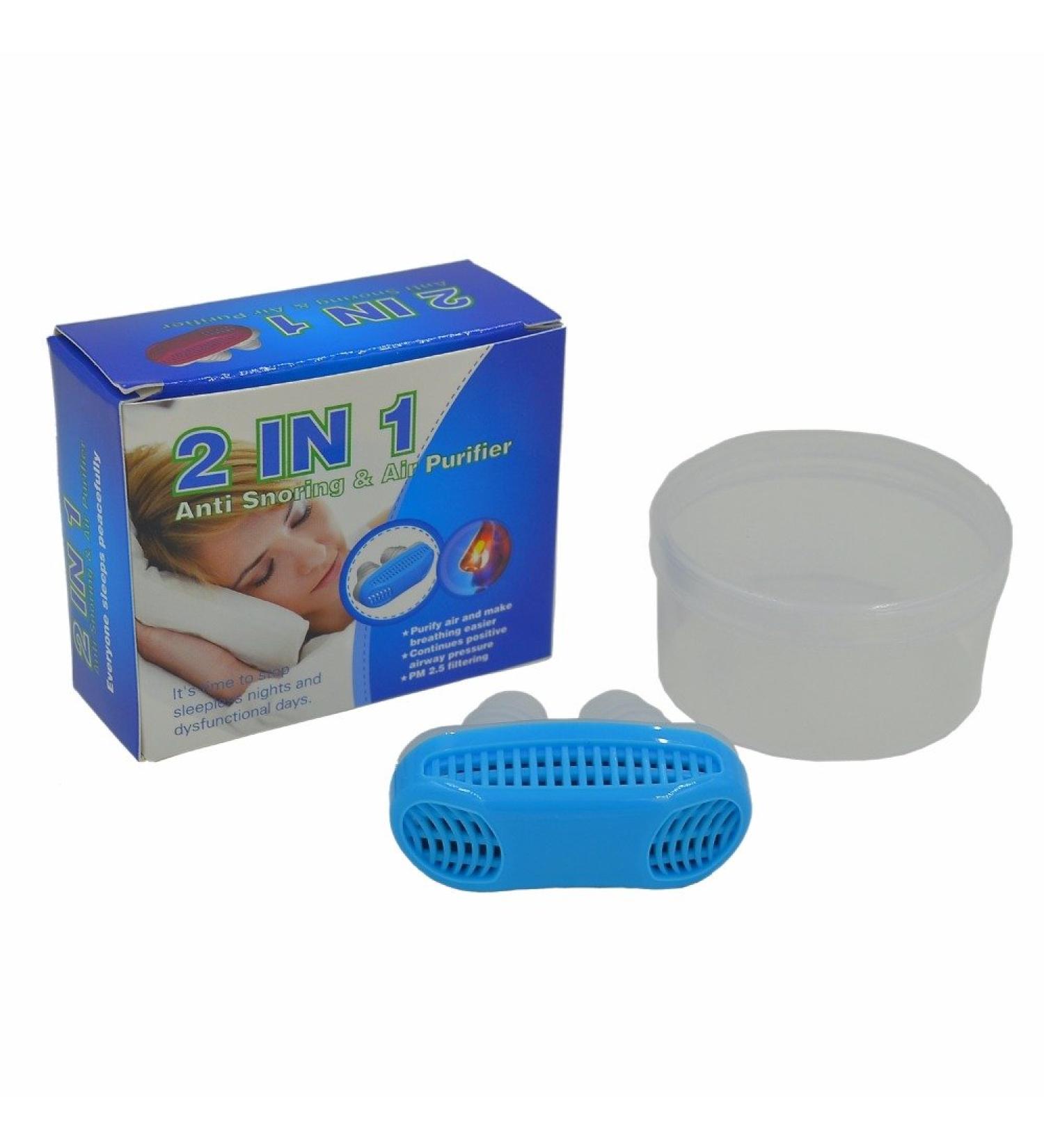 Snore Free Magnetic Silicone Nose Clip - Anti Snoring Device for Better Sleep - Buy Online on SooperMarket.com