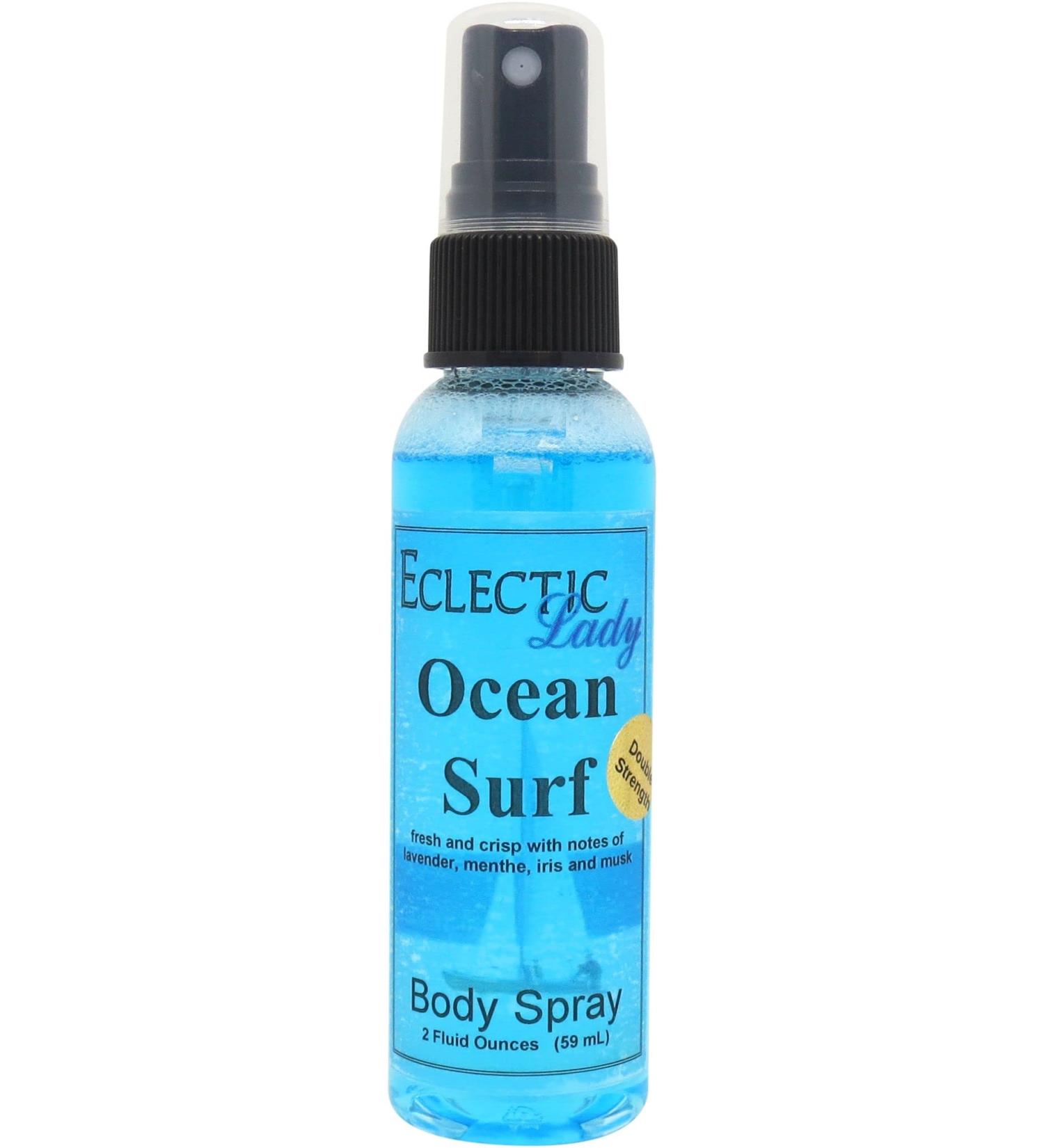 Ocean Surf Body Spray (Double Strength) 2 ounces Body Mist for Women with Clean Light & Gentle Fragrance Long Lasting Perfume with Comforting Scent for Men & Women Cologne with Soft Subtle Aroma 2 Fluid Ounces (Double Strength) - Buy Online on SooperMarket.com