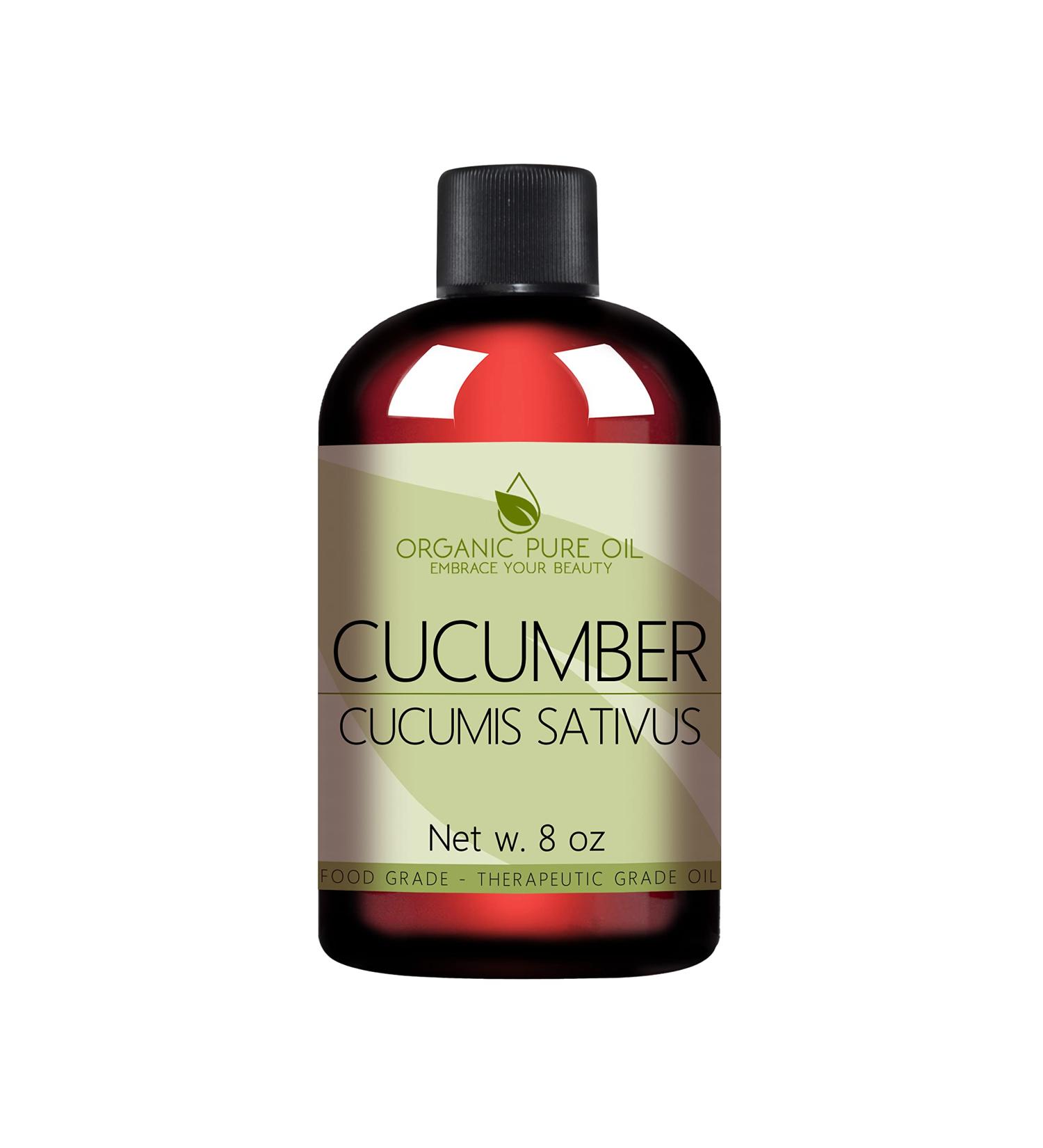 OPO Cucumber Seed Oil - 8 oz | 100% Pure & Unrefined | Cold Pressed & Non-GMO | Vegan Carrier Oil for Skin, Hair, Nails & Body | Hydrating & Nourishing Formula - Buy Online on SooperMarket.com