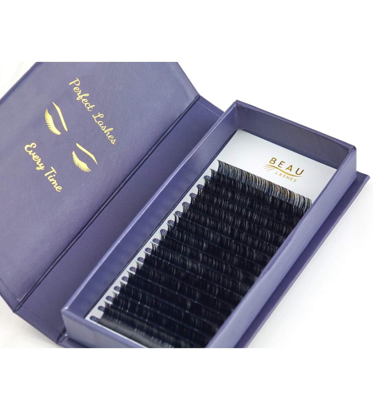 Buy Individual Eyelash Extensions 0.15mm C Curl 9mm - Semi-Permanent Classic Faux Matte Mink Lash Extensions for Beauty Salons - Buy Online on SooperMarket.com