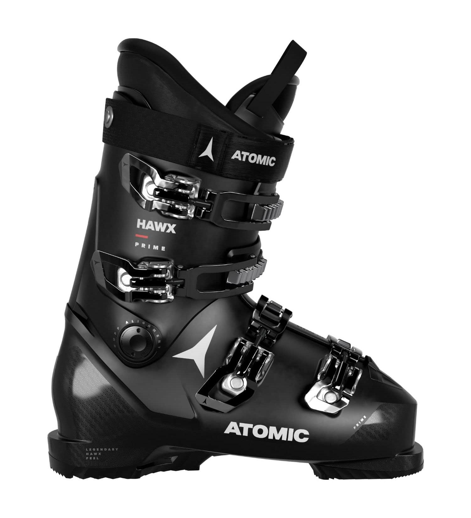 Atomic Hawx Prime Ski Boots - Alpine Black - 3D Ankle & Heel for Precision Fit - Ideal Middle-Wide Ski Boots for Beginners 29/29.5 - Buy Online on SooperMarket.com