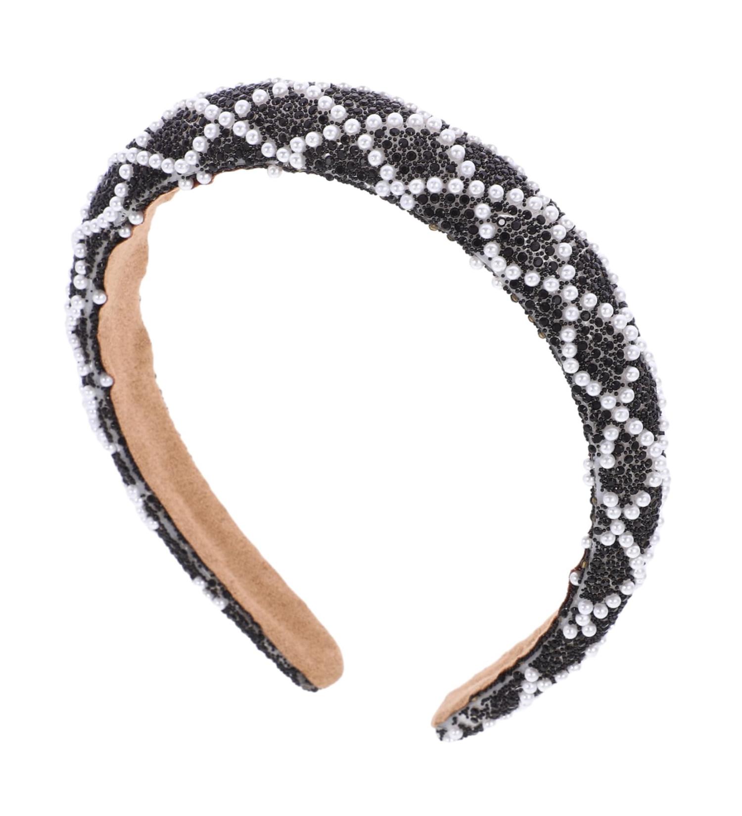 PLAFOPE Rhinestone Headband Womens Hair Bands Dressy Headbands for Women Hair Headbands for Women Head Bands for Hair Women Hair Bands Fashionable Headbands Wide Headbands - Buy Online on SooperMarket.com