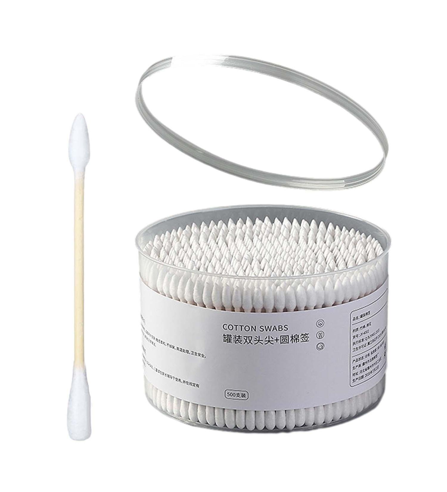 Perfeclan 500-Piece Double-Headed Cotton Swabs - Versatile Cleaning Sticks for Makeup Ear Care & More - Buy Online on SooperMarket.com