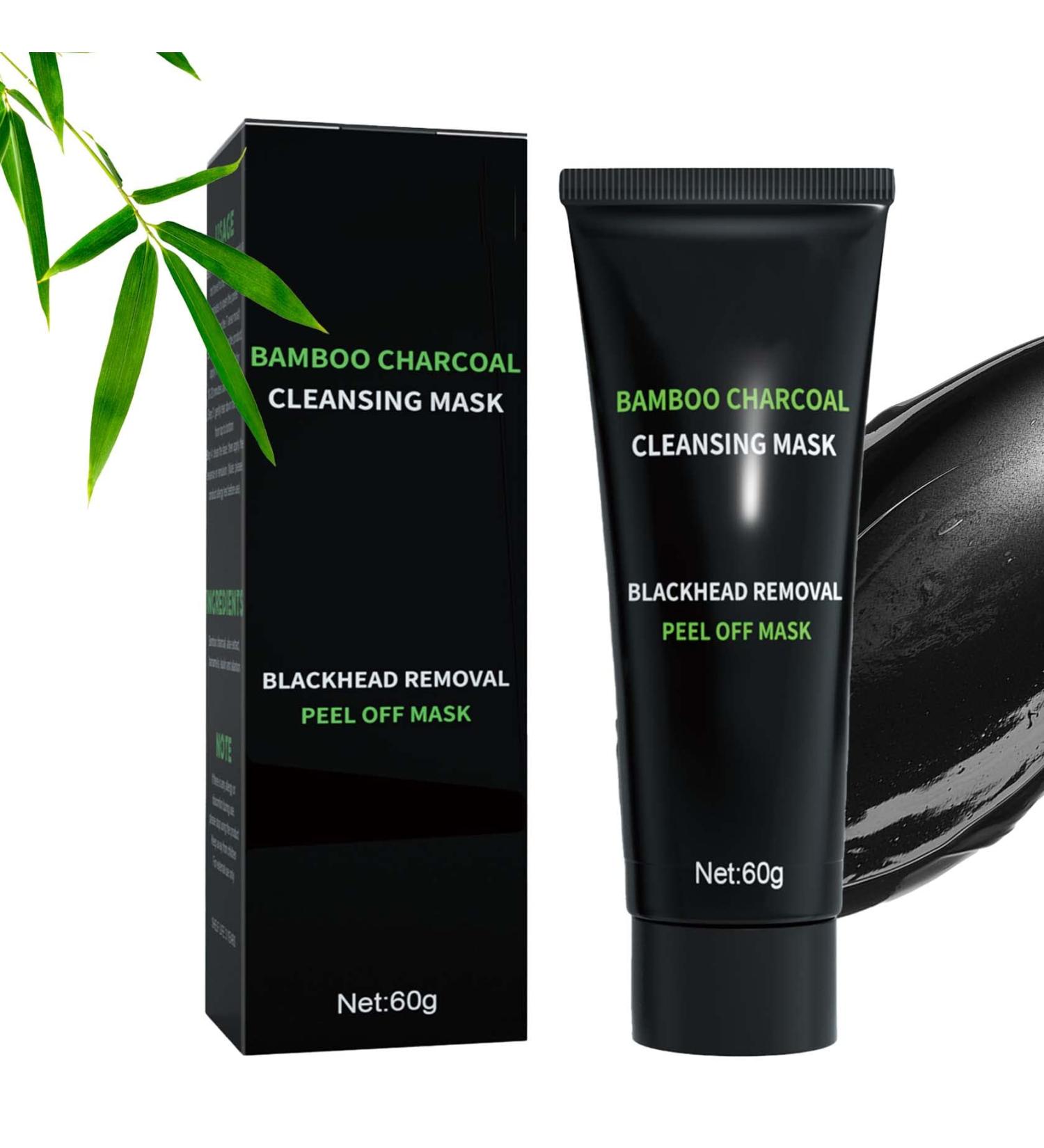 Charcoal Blackhead Remover Mask - Deep Cleansing Peel Off Face Mask for All Skin Types | Purifying Skin Care - Buy Online on SooperMarket.com