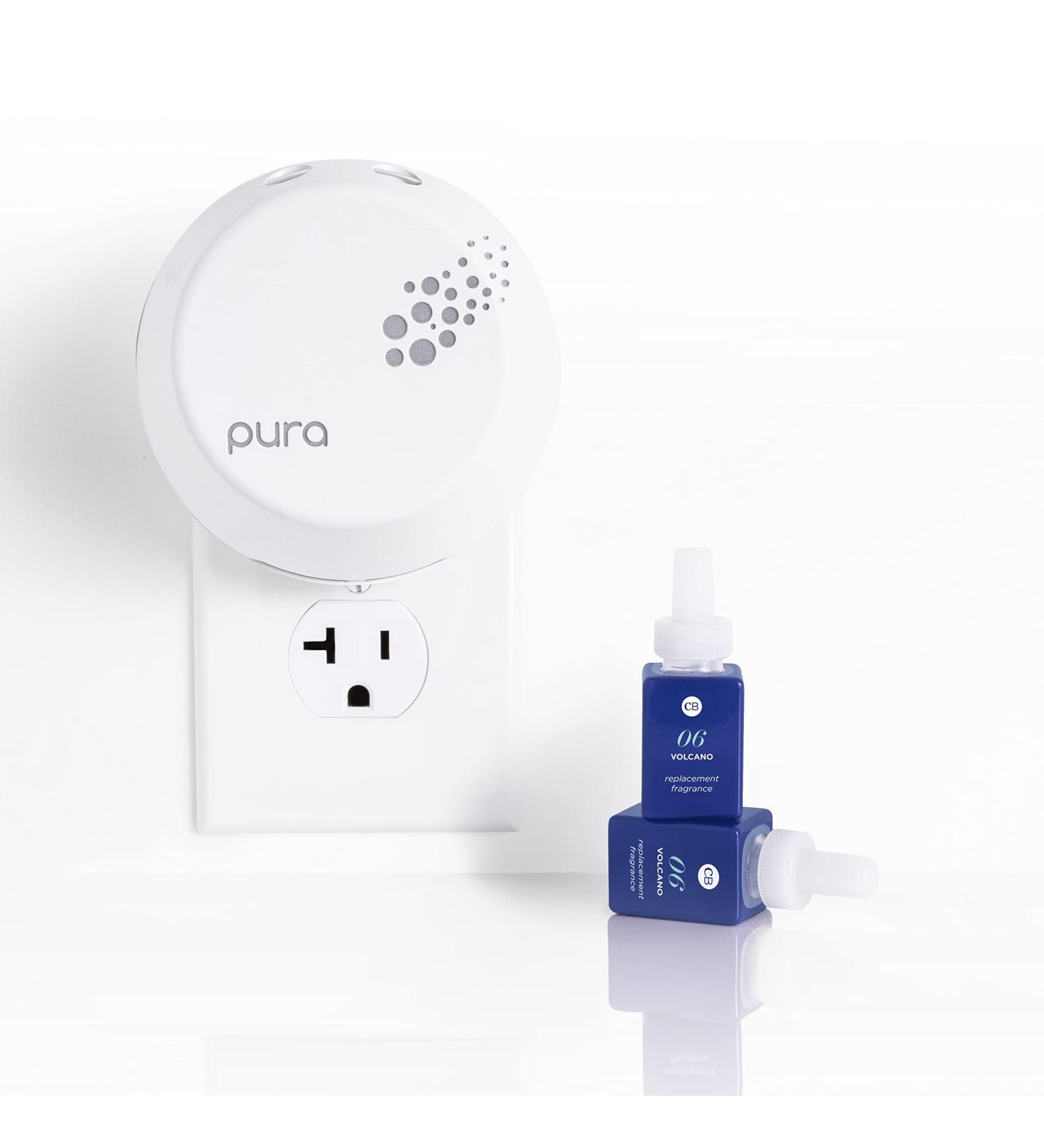 Capri Blue Pura Smart Home Diffuser Kit with Volcano Fragrance Refills - App-Controlled Aromatherapy Diffuser for Home - Buy Online on SooperMarket.com
