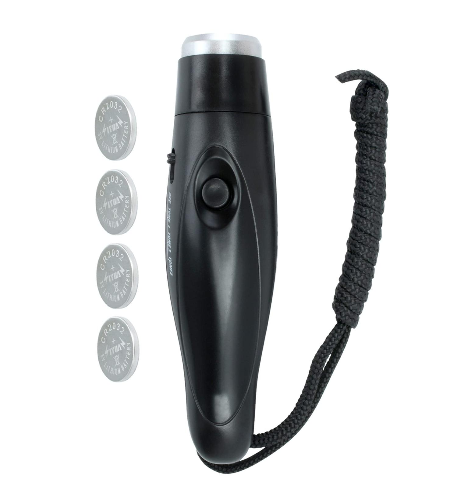 Yukee Electronic Whistle - 3 Tone Handheld Electric Referee Whistle for Coach/Teacher - High Volume Emergency Sports Whistle with Lanyard - Ideal for Volleyball & Soccer - Black - Buy Online on SooperMarket.com