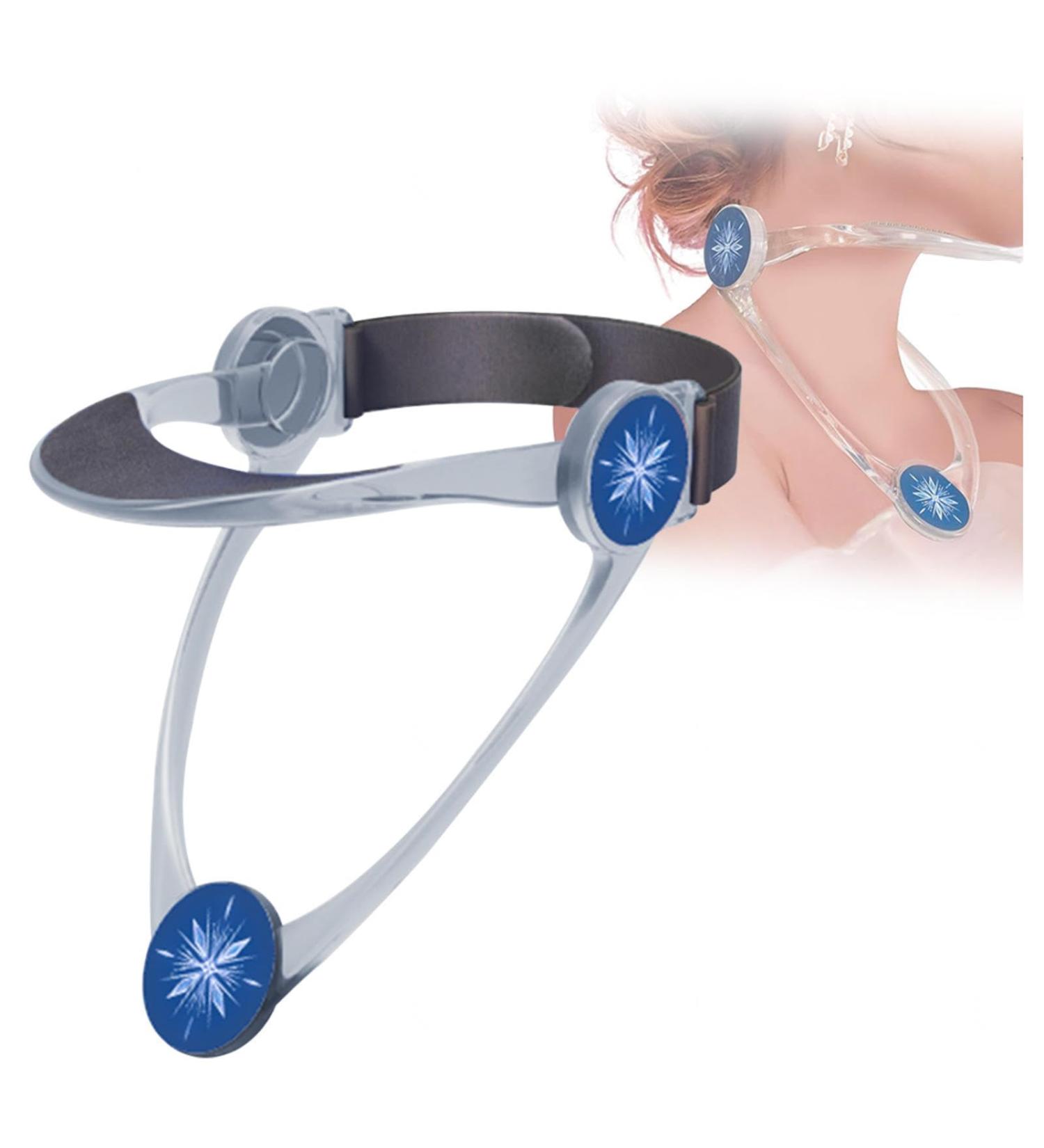 Neck Curve Corrector 360 Rotation Adjustment Neck Massager Folding Design Easy to Carry Small Neck Brace Simpler and More Beautiful - Buy Online on SooperMarket.com