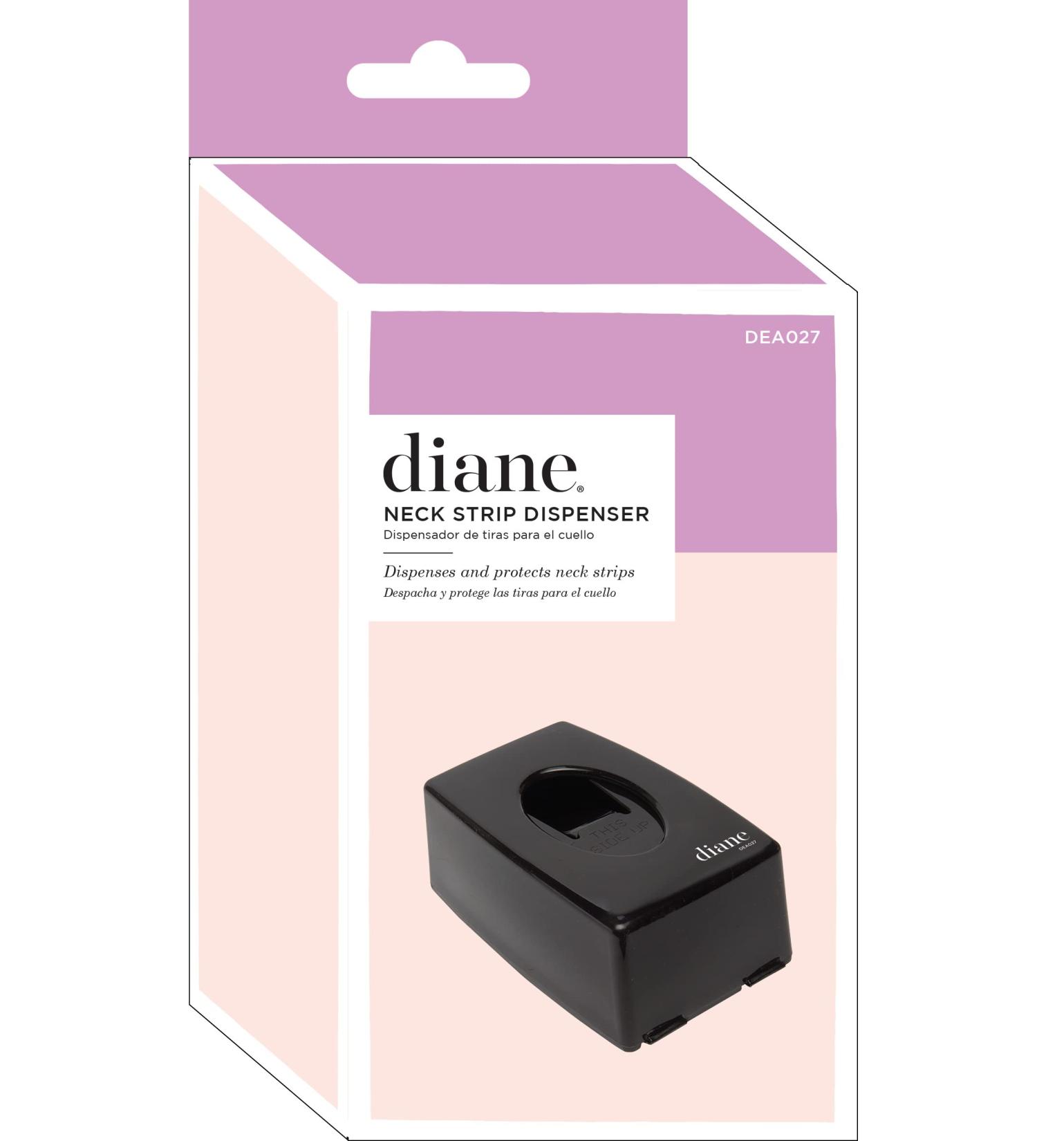 Diane Neck Strip Dispenser | Salon & Barber Shop Container | Black DEA027 - Buy Online on SooperMarket.com
