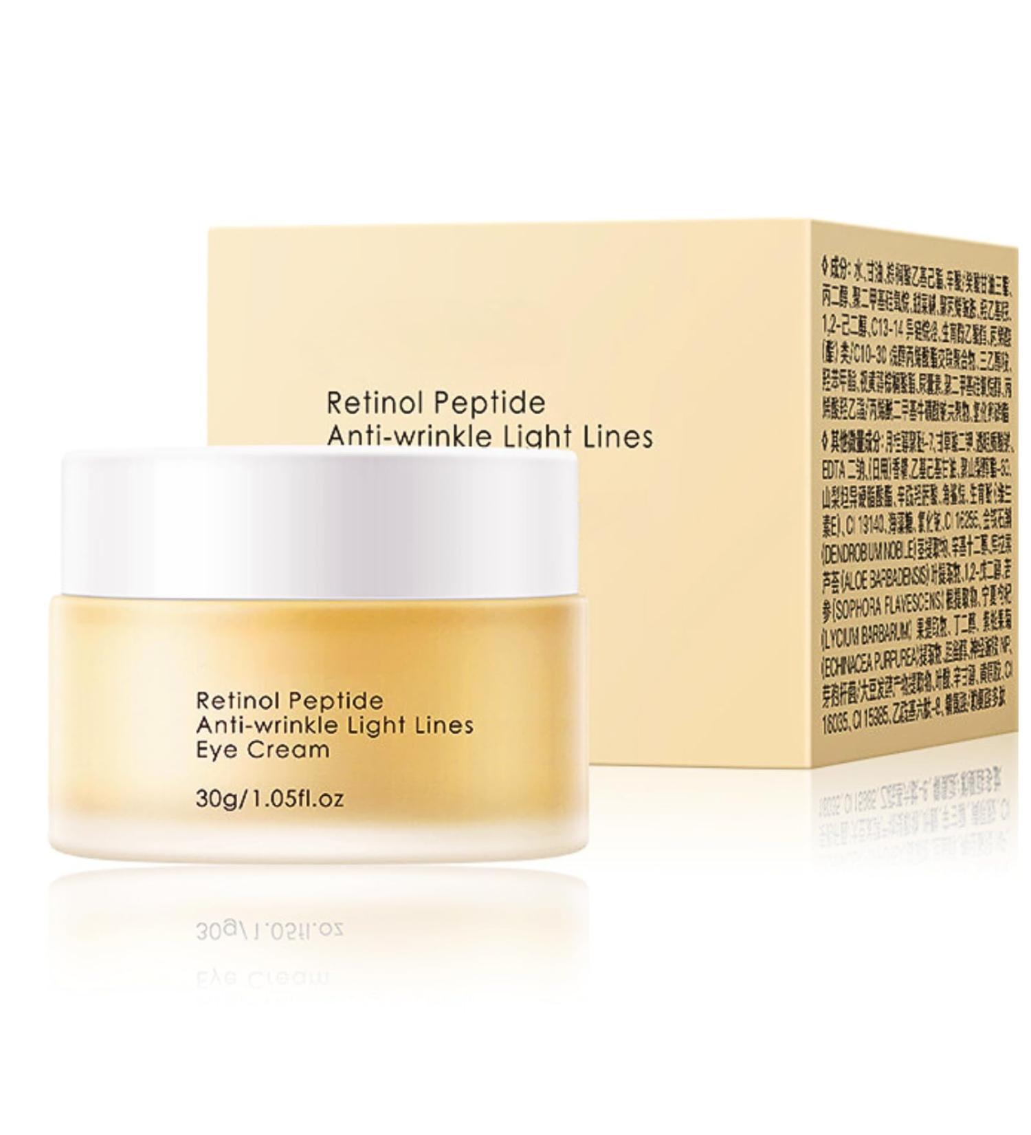 Retinol Eye Cream Retinol Peptide Anti Wrinkle Eye Cream Anti Aging Eye Cream for Dark Circles and Puffy Eyes Under Eye Cream for Women/Men Skincare Fine Lines Improve Skin Tone 30g - Buy Online on SooperMarket.com
