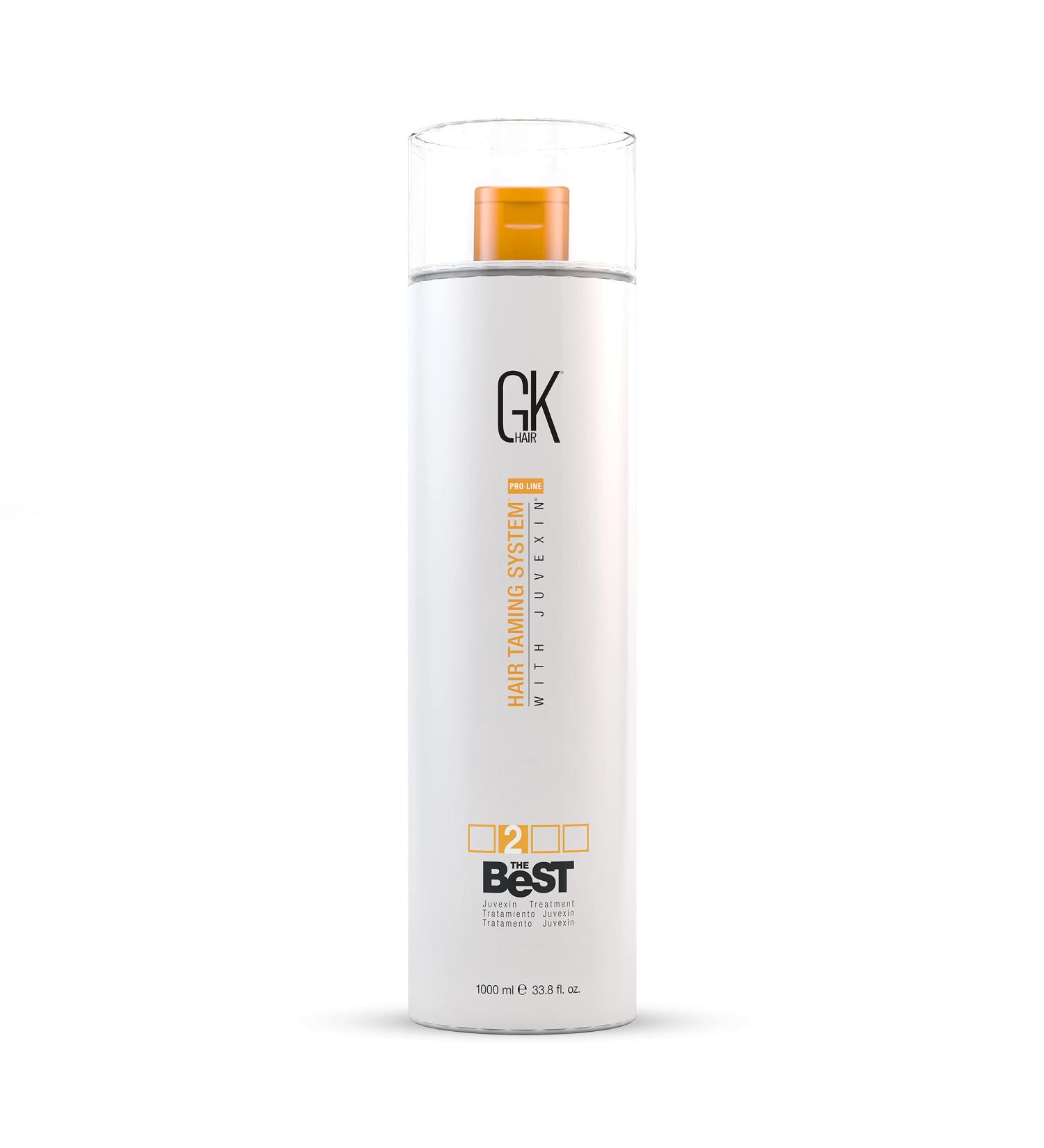 GK HAIR Global Keratin Smoothing Treatment - 33.8 Fl Oz/1000ml - Brazilian Complex Blowout for Silky Smooth Hair - Buy Online on SooperMarket.com