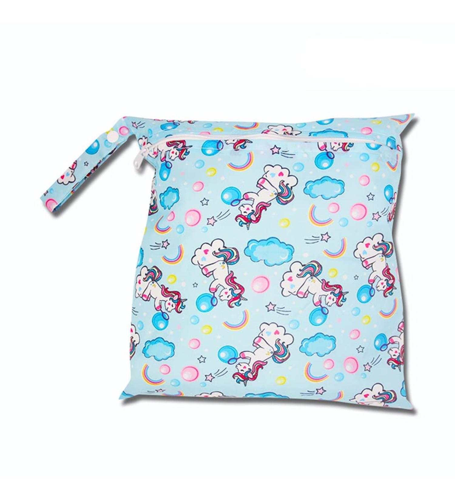 Buy Egurs Wetbag Waterproof Reusable Diaper Bag | International Shipping | Nappy Bag - 30x28cm Horse Design - Buy Online on SooperMarket.com