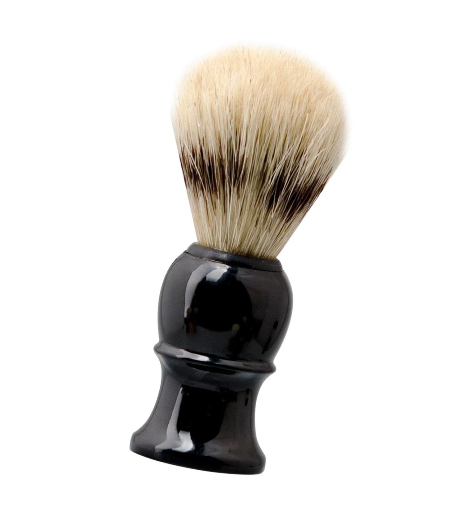 Magidaal Synthetic Hair Shaving Brush - Black PP Handle 3.7 Inch Hairdressing Accessory for Wet Shaving - Buy Online on SooperMarket.com