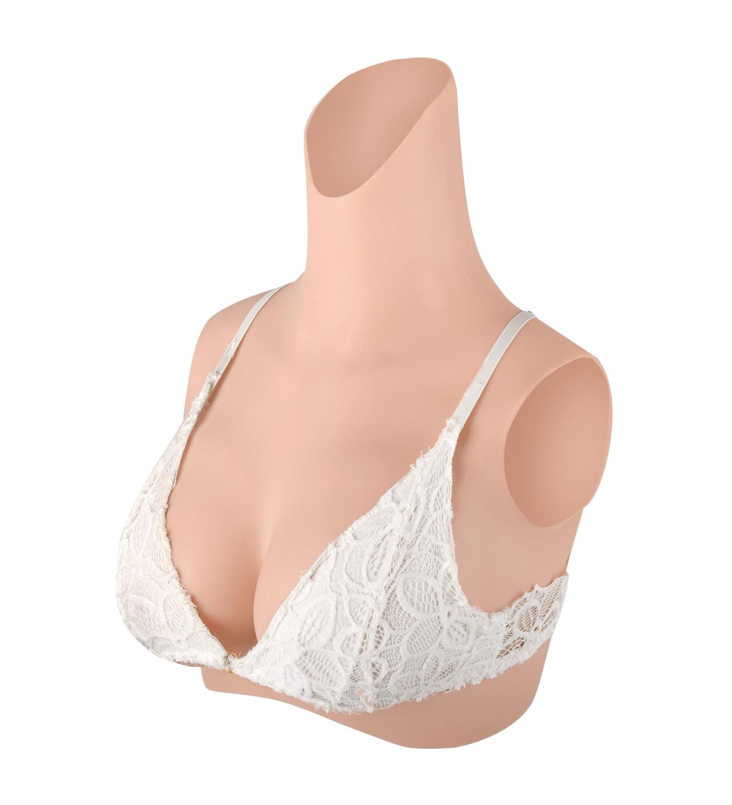 Buy Icever Silicone Breast Prostheses Realistic Gel-Filled A Cup Fake Breasts for Crossdressers Mastectomy and Drag Queens (Beige) - Buy Online on SooperMarket.com