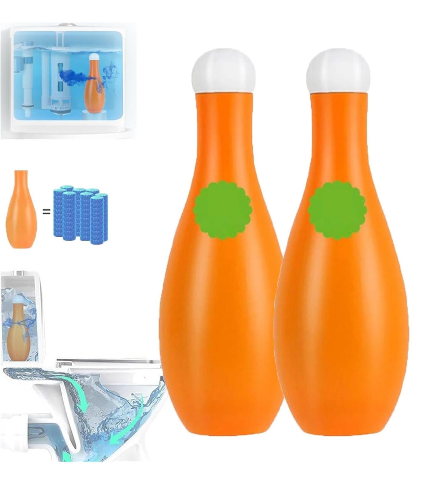 Bowling Blue Bubble Toilet Bowl Cleaner Bowling Toilet Cleaner Automatic Long-Lasting Toilet Bowl Cleaner in Bottle Toilet Cleaner for Cistern (Color : 2pc) - Buy Online on SooperMarket.com