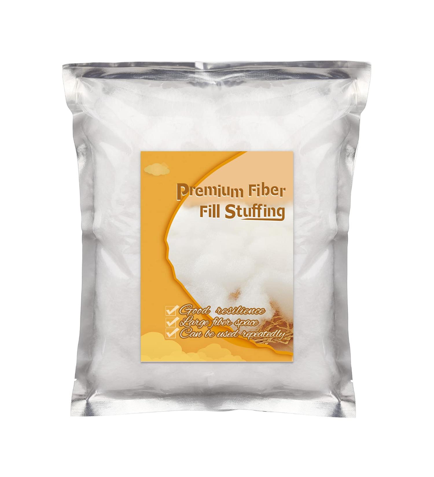 Pillow Fiberfill Stuffing 3.5oz - High Resilience Polyester Cushion Fiber Fill for DIY Crafts and Stuffed Animals - Buy Online on SooperMarket.com
