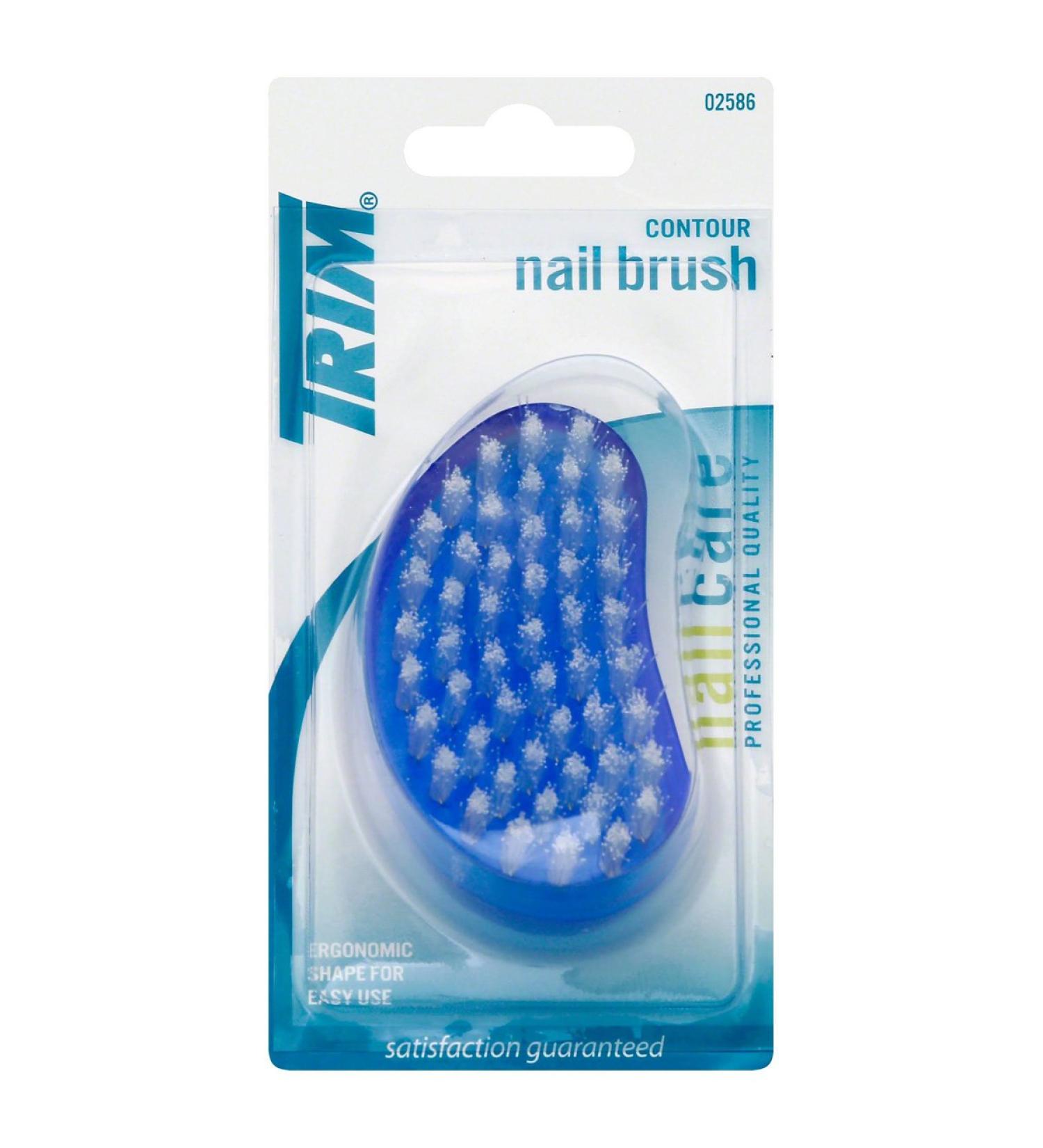 Trim Contour Nail Brush #02586- ONE PACK