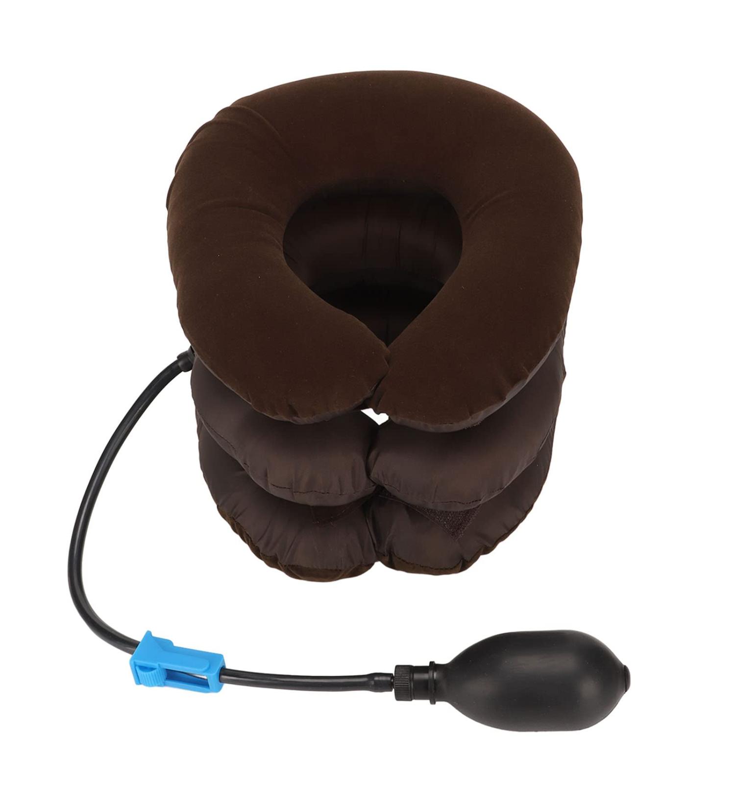 Adjustable Cervical Neck Traction Device - Spine Aligning Neck Stretcher for Pain Relief & Support | International Shipping - Buy Online on SooperMarket.com