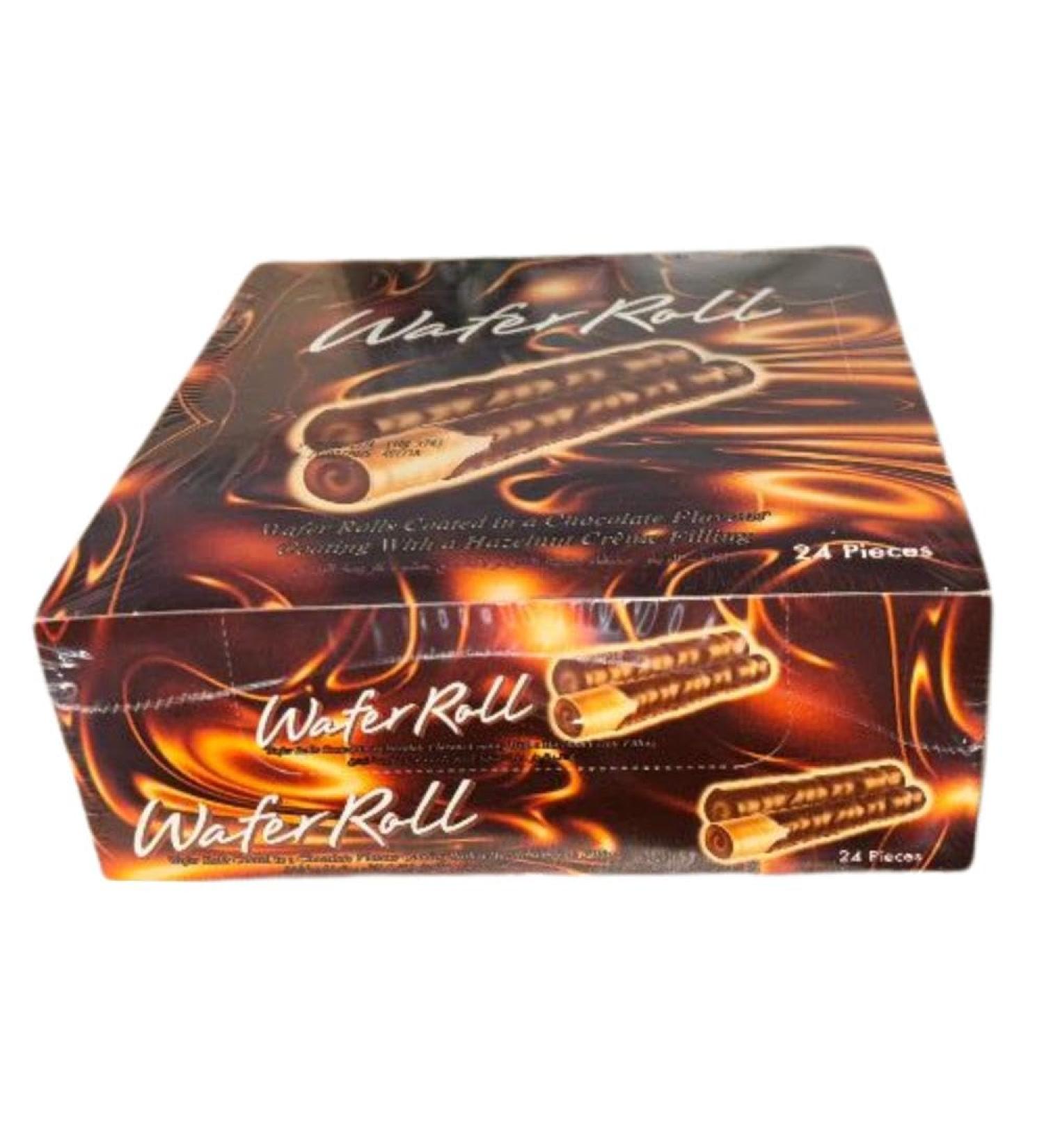 Wafer Roll Hazelnut cream 18 grams Pack of 24 - Buy Online on SooperMarket.com