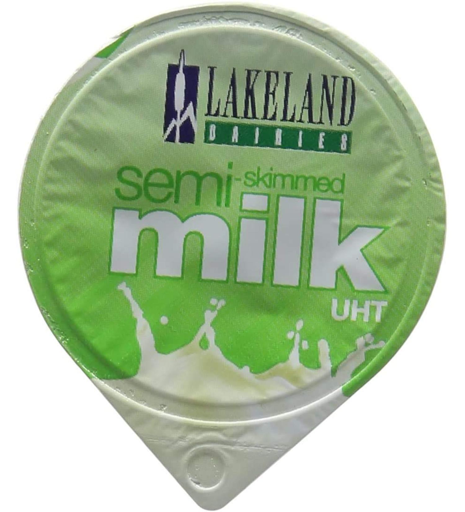240 UHT Semi Skimmed Milk 12ml portions