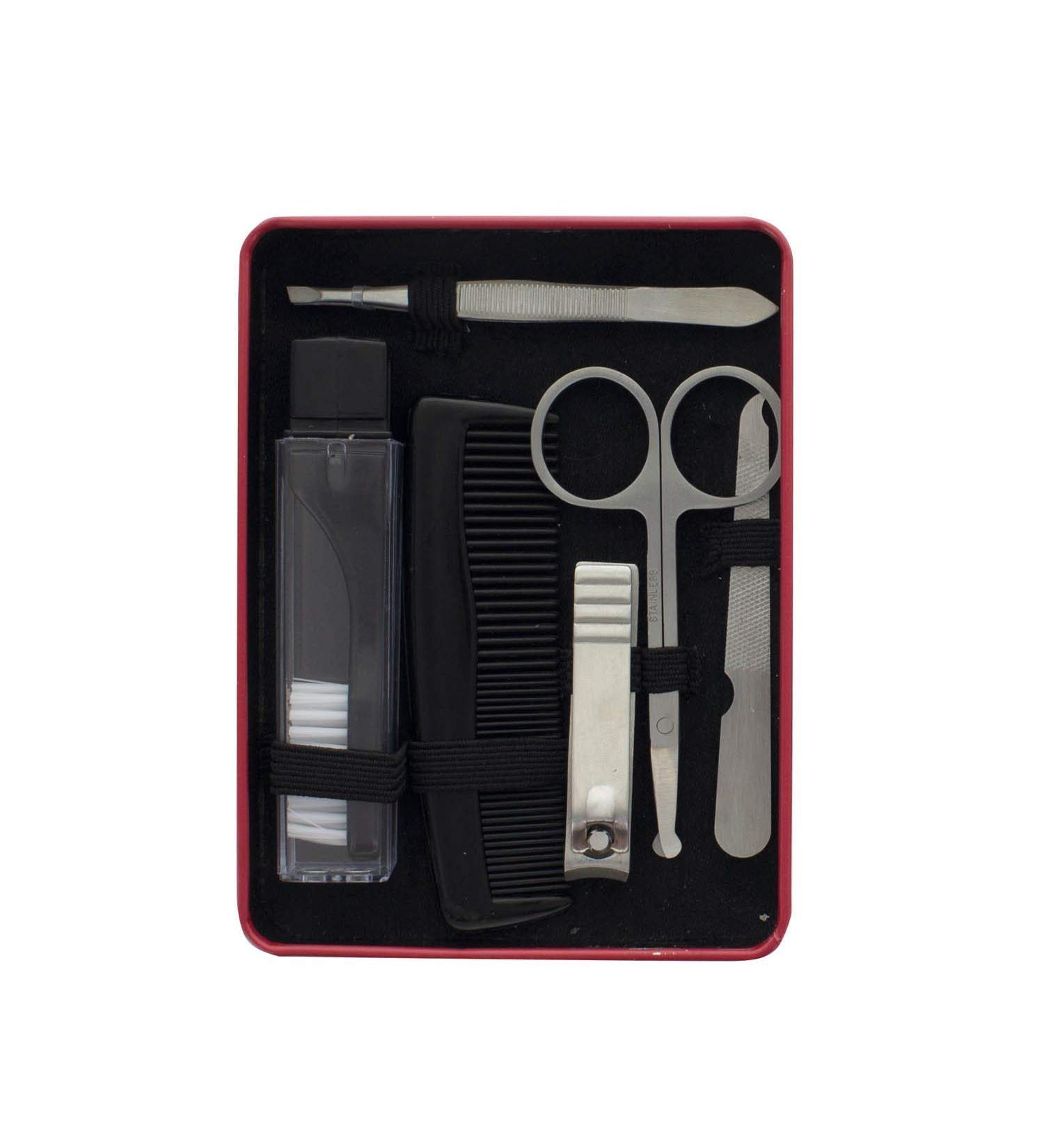 Paladone Scott & Lawson Grooming Set - 6 Piece Travel Kit for Nails & Beard
