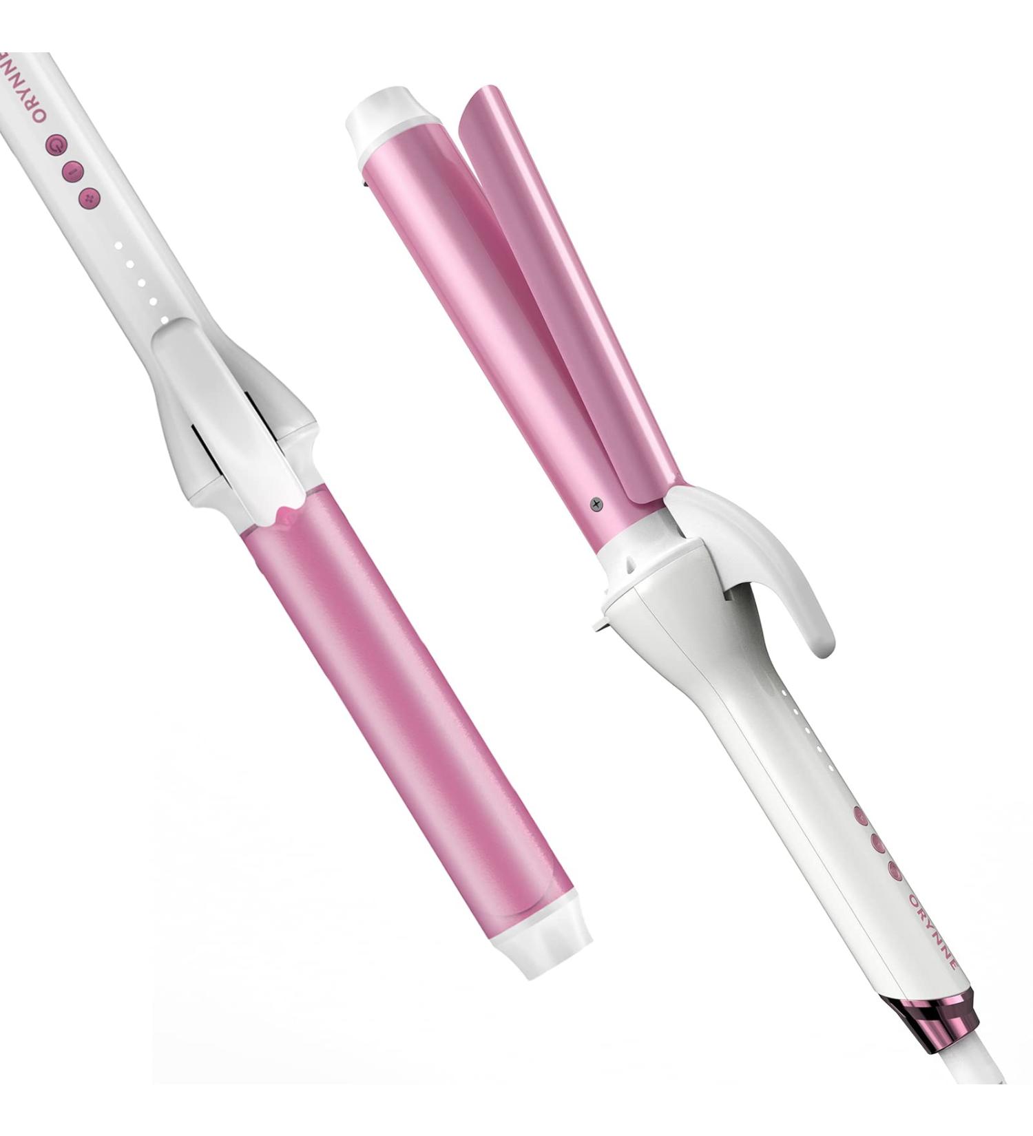 ORYNNE 1.25 Inch Curling Iron with Long Barrel for Loose Curls | Ionic Technology | Far-Infrared Heat | Ceramic Wand with Temp Control | Fast Heating, Automatic Shut Off | 60 Min Timer - Buy Online on SooperMarket.com