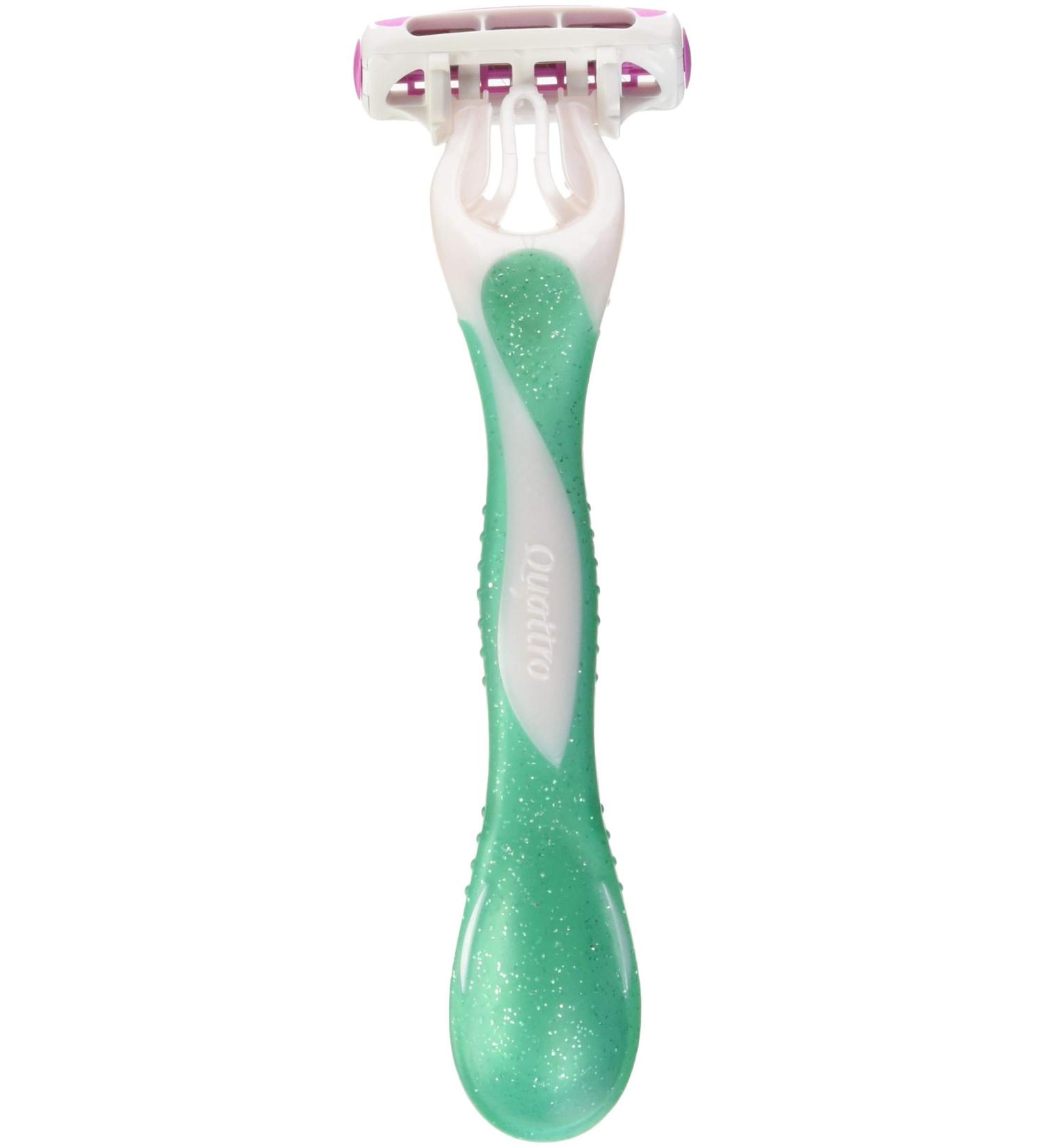 Schick Quattro 4 Women Papaya & Pearl Razor - 3 CT - Buy Online on SooperMarket.com
