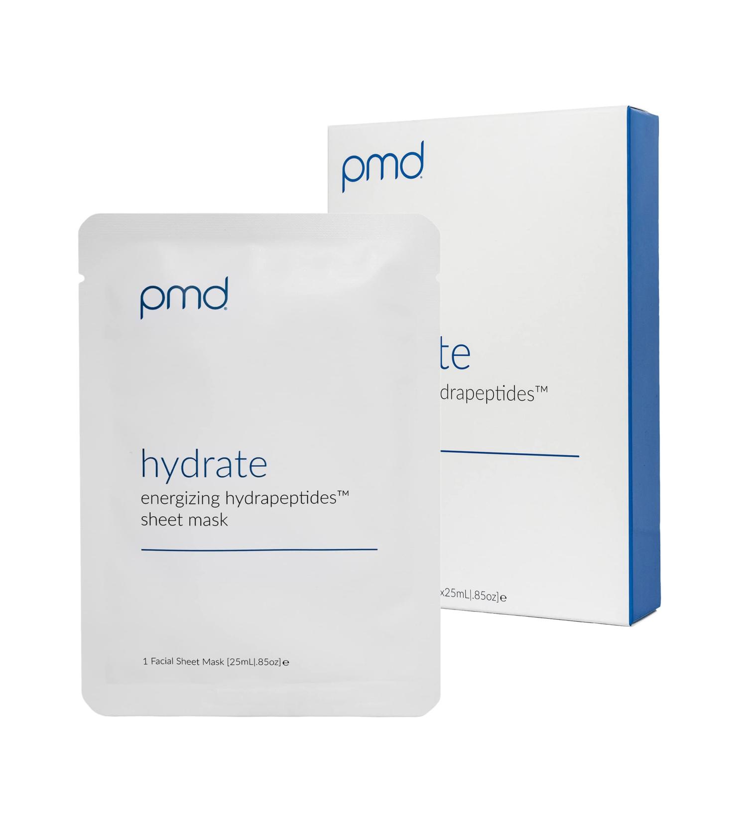 PMD Beauty Hydrate Energizing Hydrating Peptides Sheet Mask - 5 ct | International Shipping Available - Buy Online on SooperMarket.com