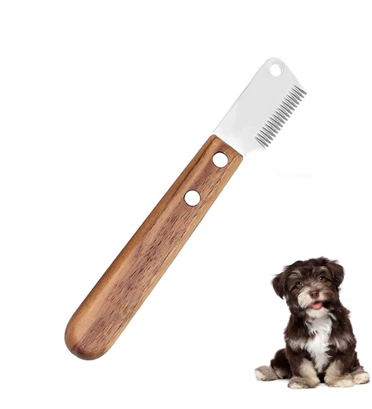 Vastseea Professional Dog Trimmer - Ergonomic Wooden Handle for Animal Care - Ideal for Right-Handed Grooming - Perfect for Most Dogs - Buy Online on SooperMarket.com