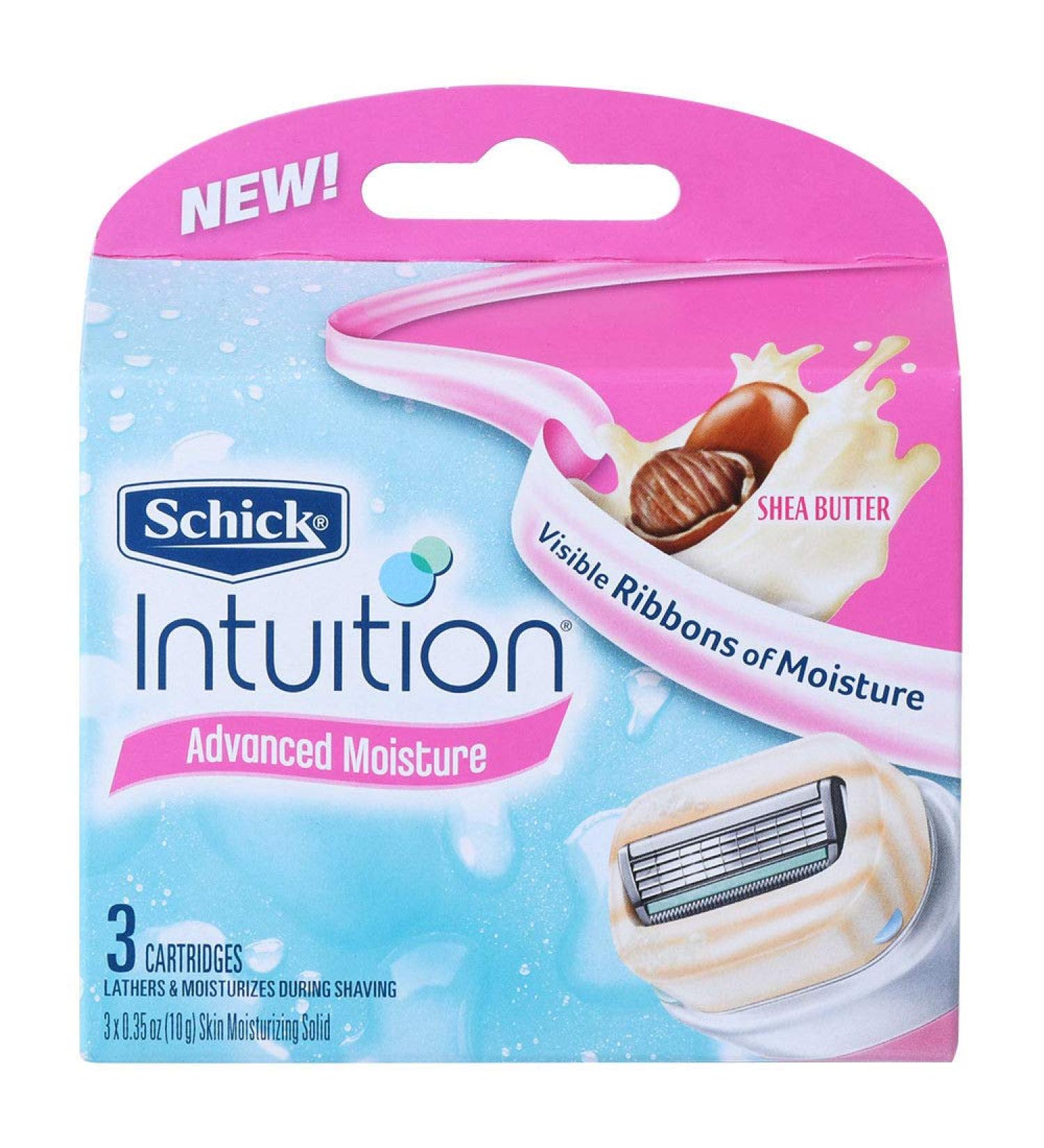 Buy Schick Intuition Advanced Moisture Hydration with Shea Butter - 3 Cartridges | International Shipping Available - Buy Online on SooperMarket.com