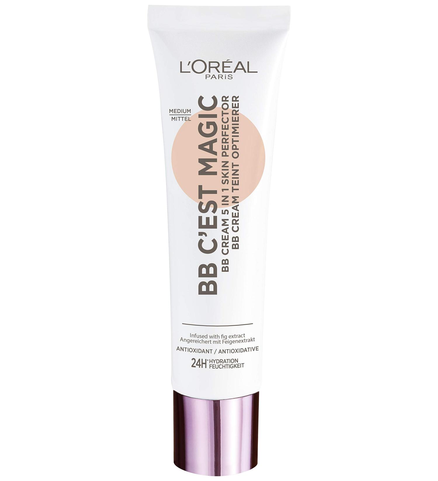 LOr al Paris BB Cest Magic Remedy Blemish Balm Cream (BB Cream) for a natural-looking complexion moisturizing 30 ml (pack of 3) 04 Medium 90 ml (Pack of 1)