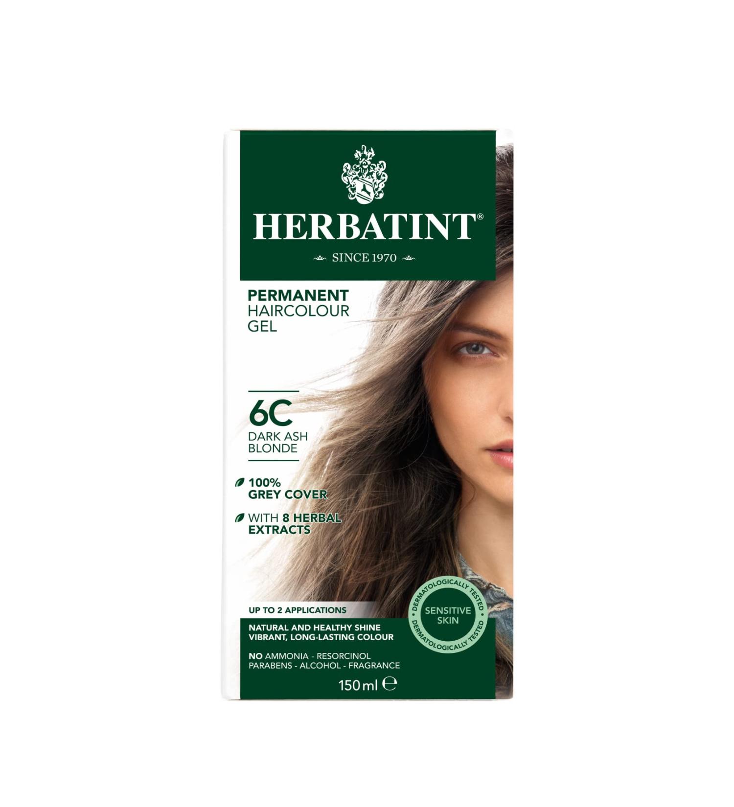 HERBATIN Dye Dark Ash Blonde 150 ml 6C Herbatin - Buy Online on SooperMarket.com