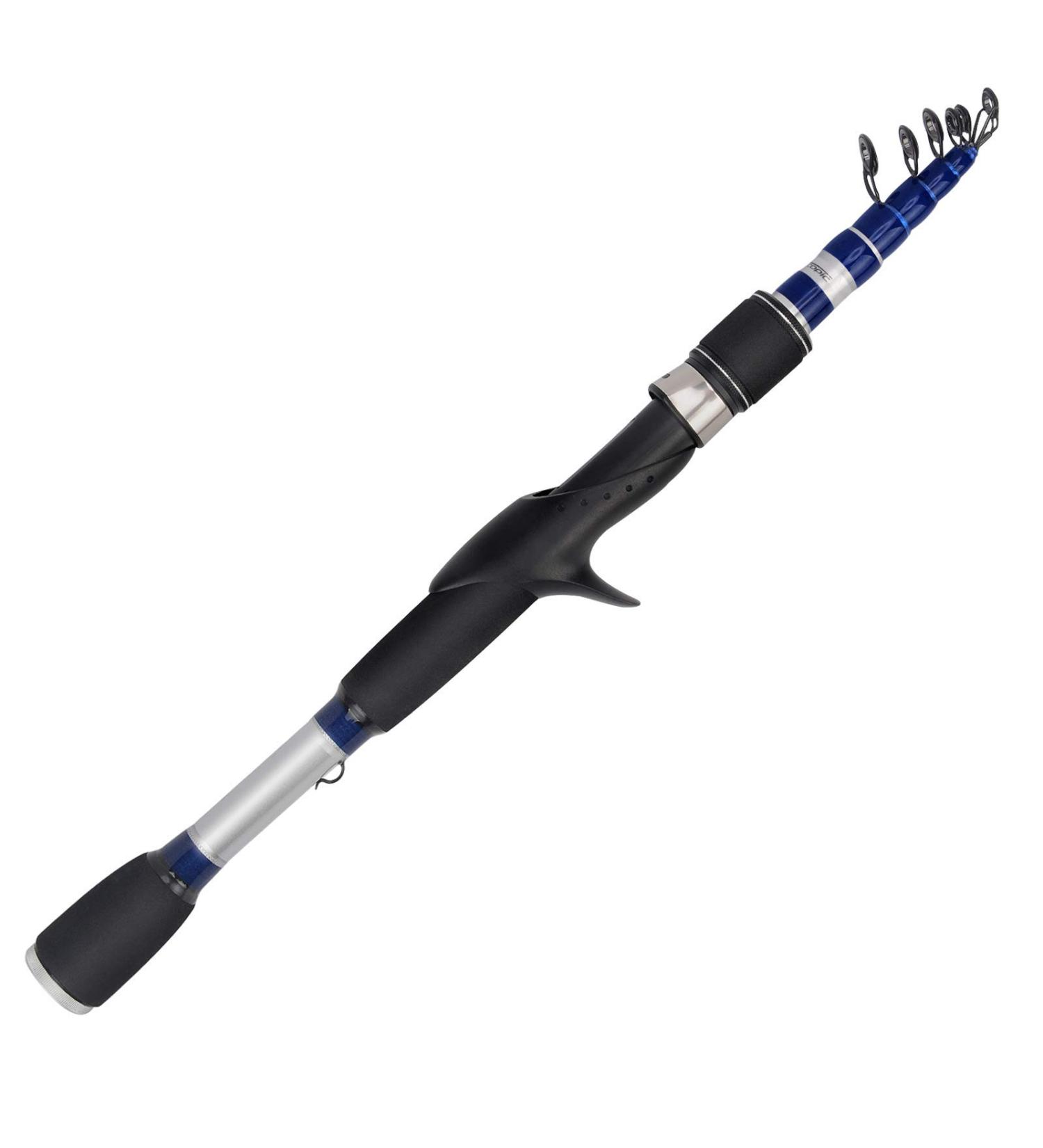 KastKing Compass Telescopic Fishing Rod Combo - 6'0 Medium Cast - Stainless Guides, Ceramic Rings, 4+1BB Reel - Easy Travel Packing to 17 - Buy Online on SooperMarket.com
