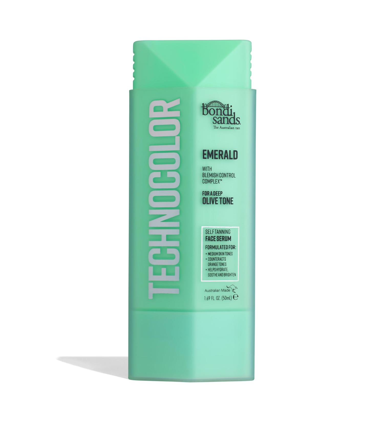 Bondi Sands Technocolor Self Tanning Face Serum - Hydrating Soothing Formula with Vitamin C & Chamomile - Fragrance Free for Radiant Skin - Buy Online on SooperMarket.com