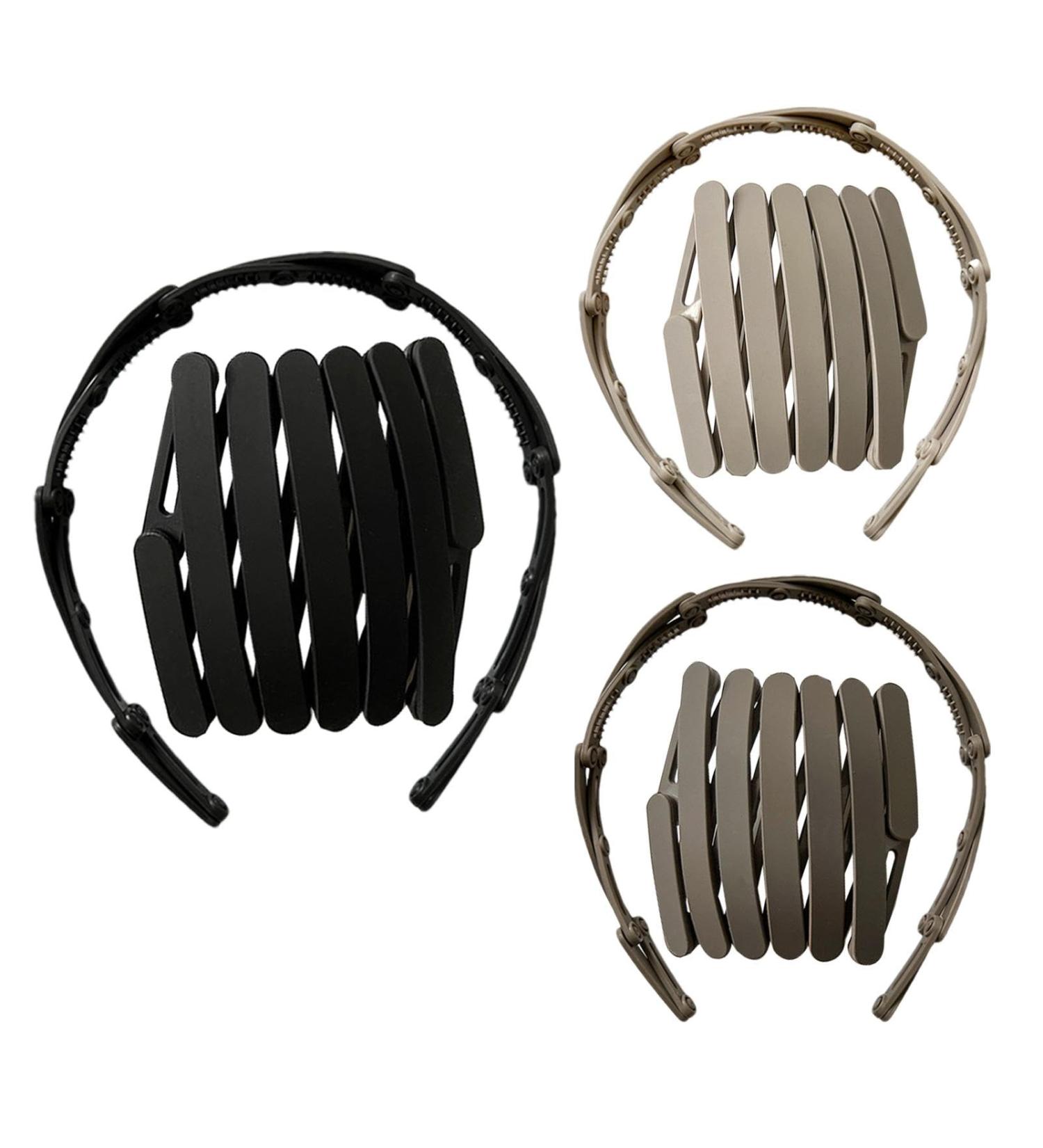 Hugsweet Foldable Headband for Women | Retractable Multifunctional Hair Decoration Stylish Girls Hair Decorations Space-Saving Hairband for Facial Cleaning - Buy Online on SooperMarket.com