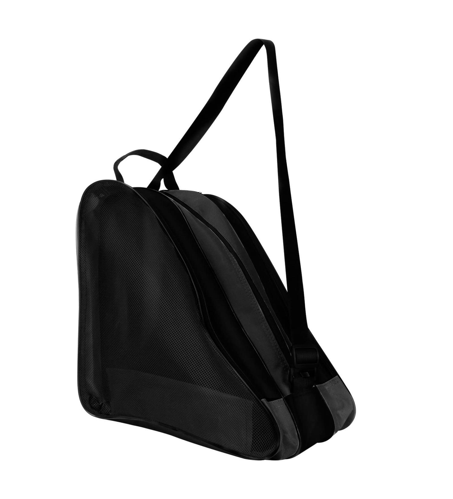 LINGFIRE Roller Skate Bag - Breathable Ice-Skating Shoulder Bag for Women Men, Oxford Cloth - Roller Skate Accessories (Black) - Buy Online on SooperMarket.com