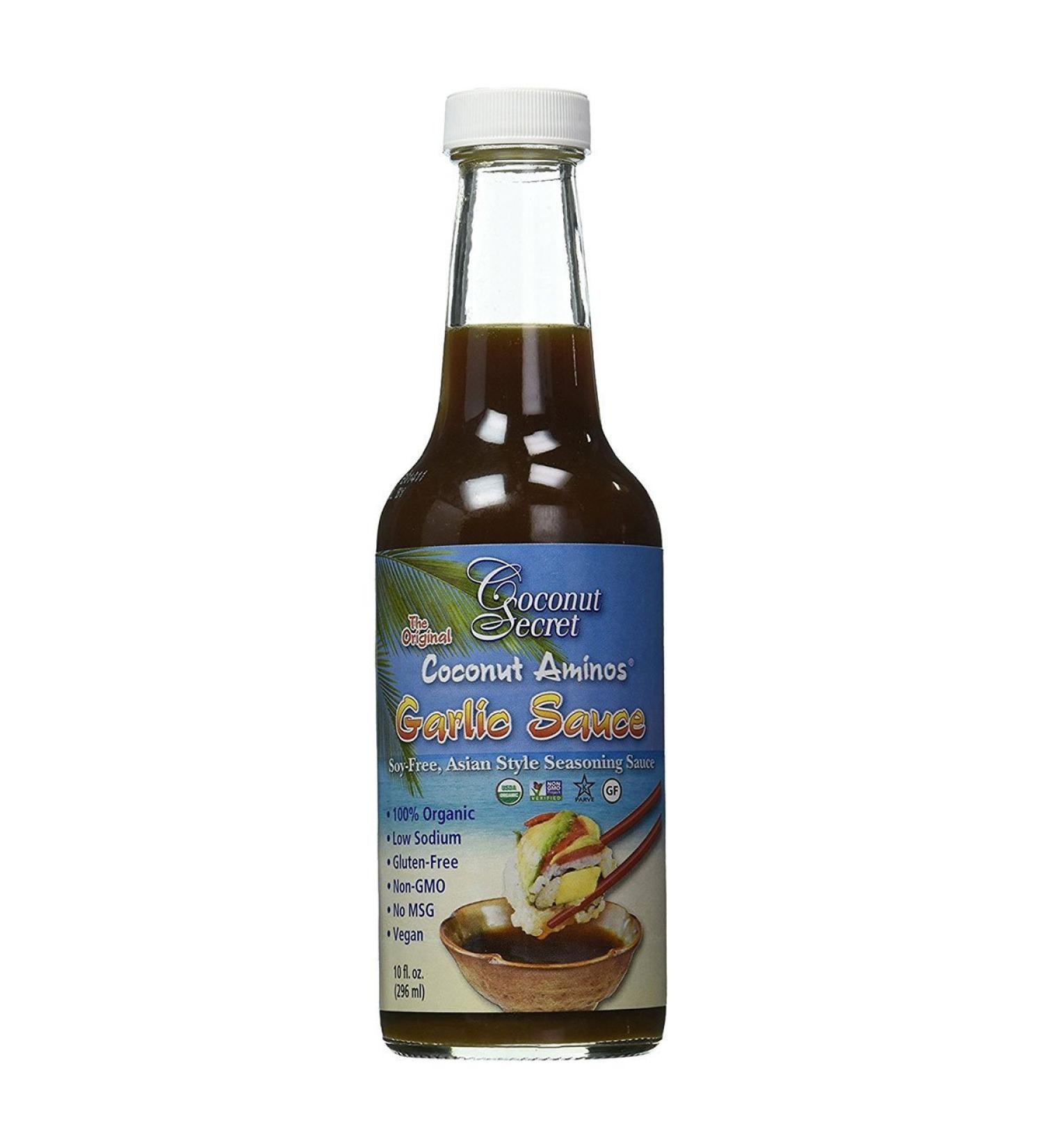 Coconut Aminos Garlic Sauce 10 Ounces (Pack of 12)