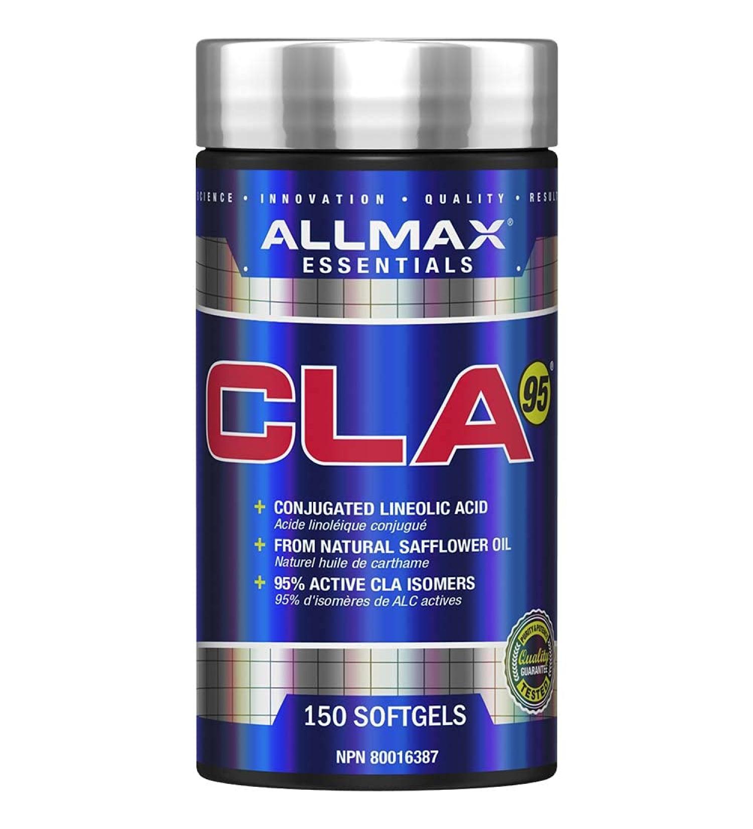 ALLMAX Nutrition - CLA95 - Highest Purity CLA Yield - 150 Count 150-Count - Buy Online on SooperMarket.com