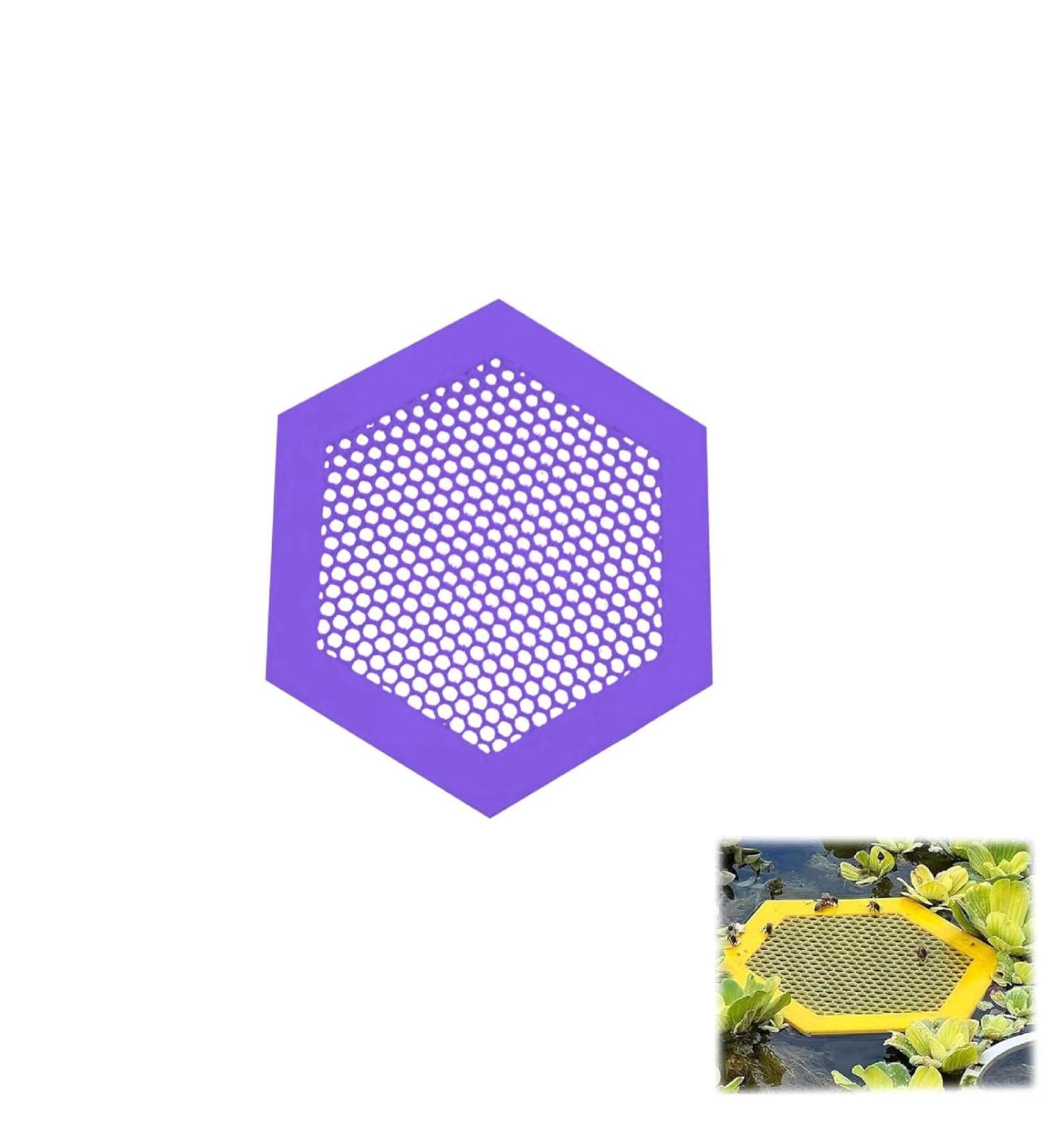 Colorful Bee Watering Station Bee Waterer and Butterfly Water Stations Floating Bee Island Use for Bee Cups for Garden Bee Water Catcher Cups for Thirsty Pollinators(Color:Purple) - Buy Online on SooperMarket.com