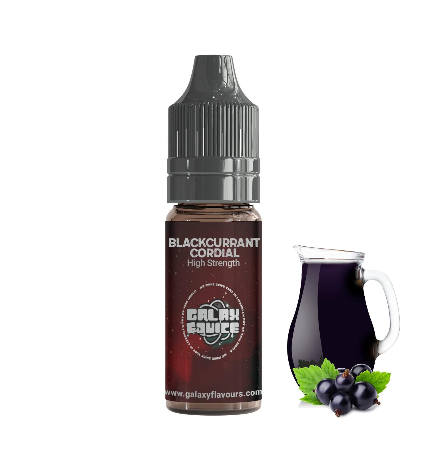 Galaxy Food Flavours Blackcurrant Cordial High Strength Flavoring 10ml Bottle - 230+ Flavors - Buy Online on SooperMarket.com