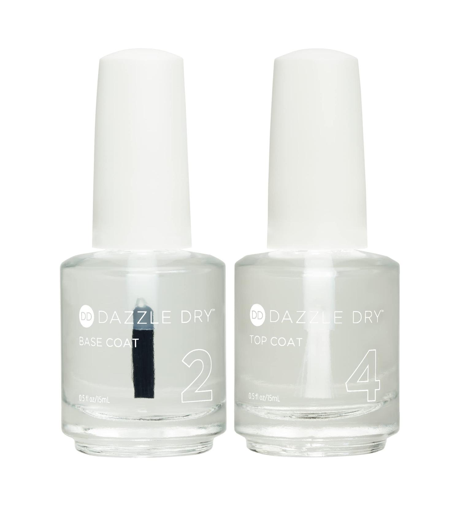Dazzle Dry Base Coat and Top Coat Set - 0.5 oz /15 mL each - Buy Online on SooperMarket.com