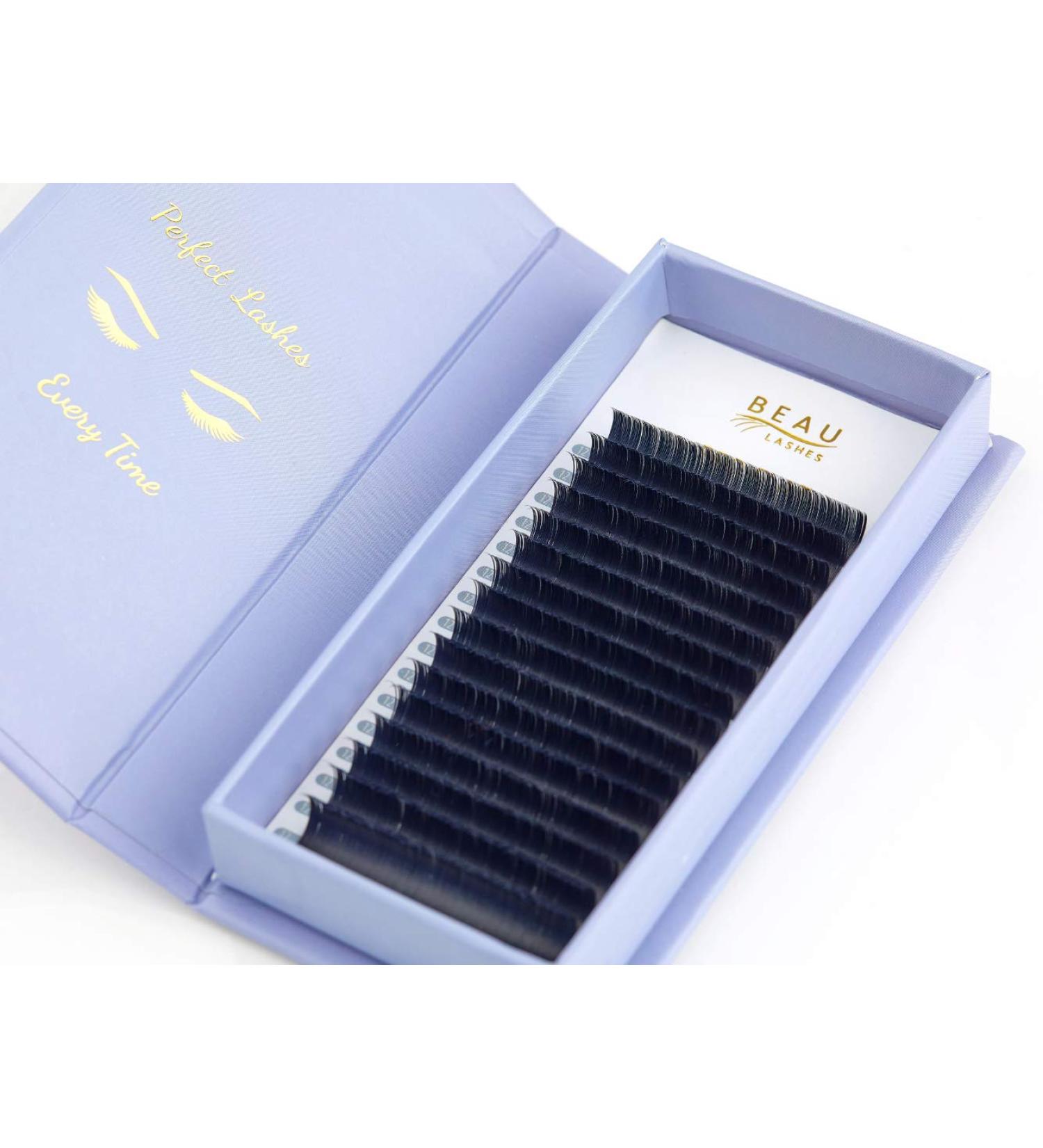 Ellipse Flat Individual Eyelash Extensions | 0.2mm D Curl | 7mm-14mm Mixed Tray | Semi-Permanent Classic Faux Mink | Salon Supplies - Buy Online on SooperMarket.com