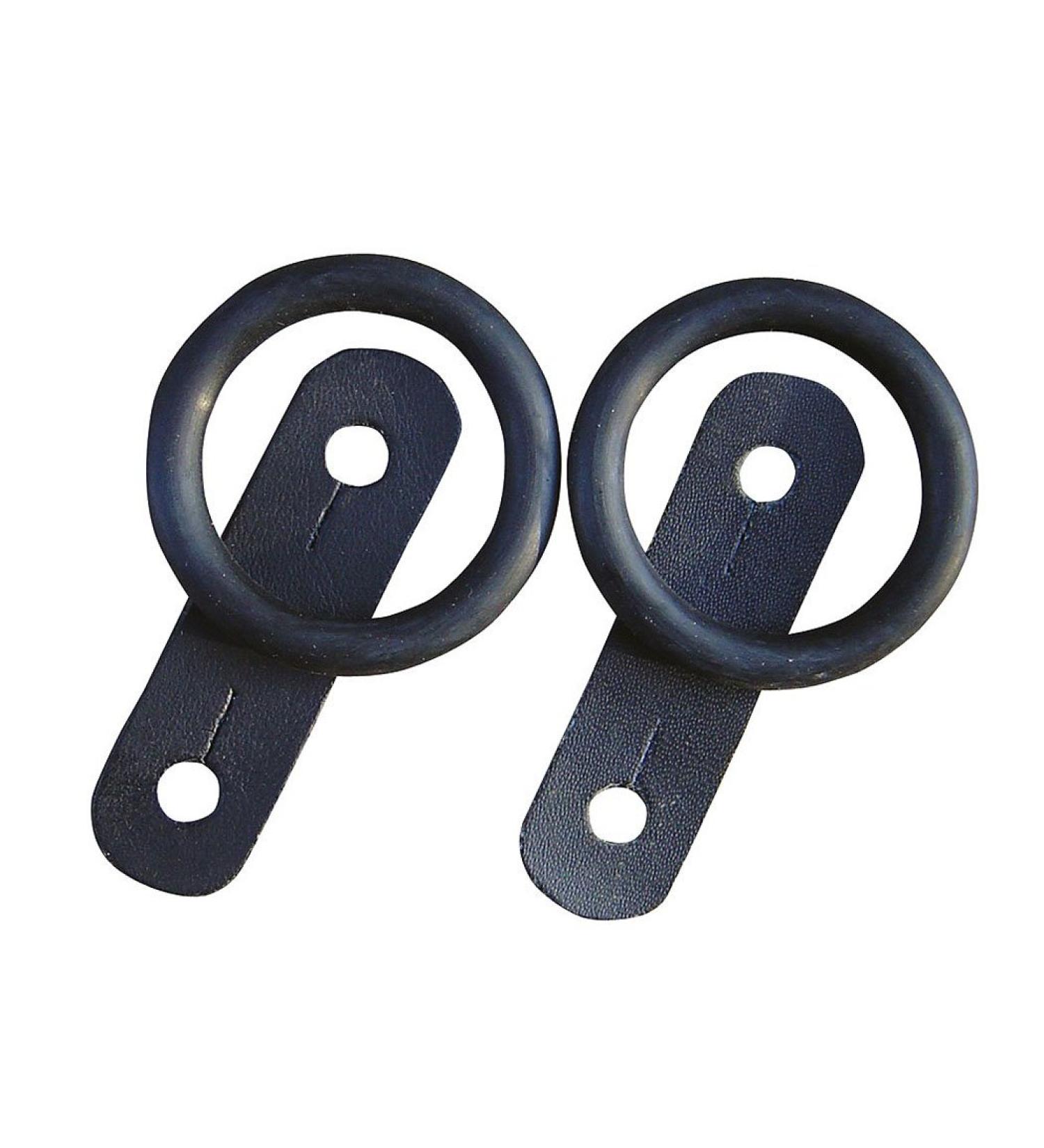 Harry s Horse Safety Stirrup Replacement Set- Stirrup Replacement Rubber and Leather Pair